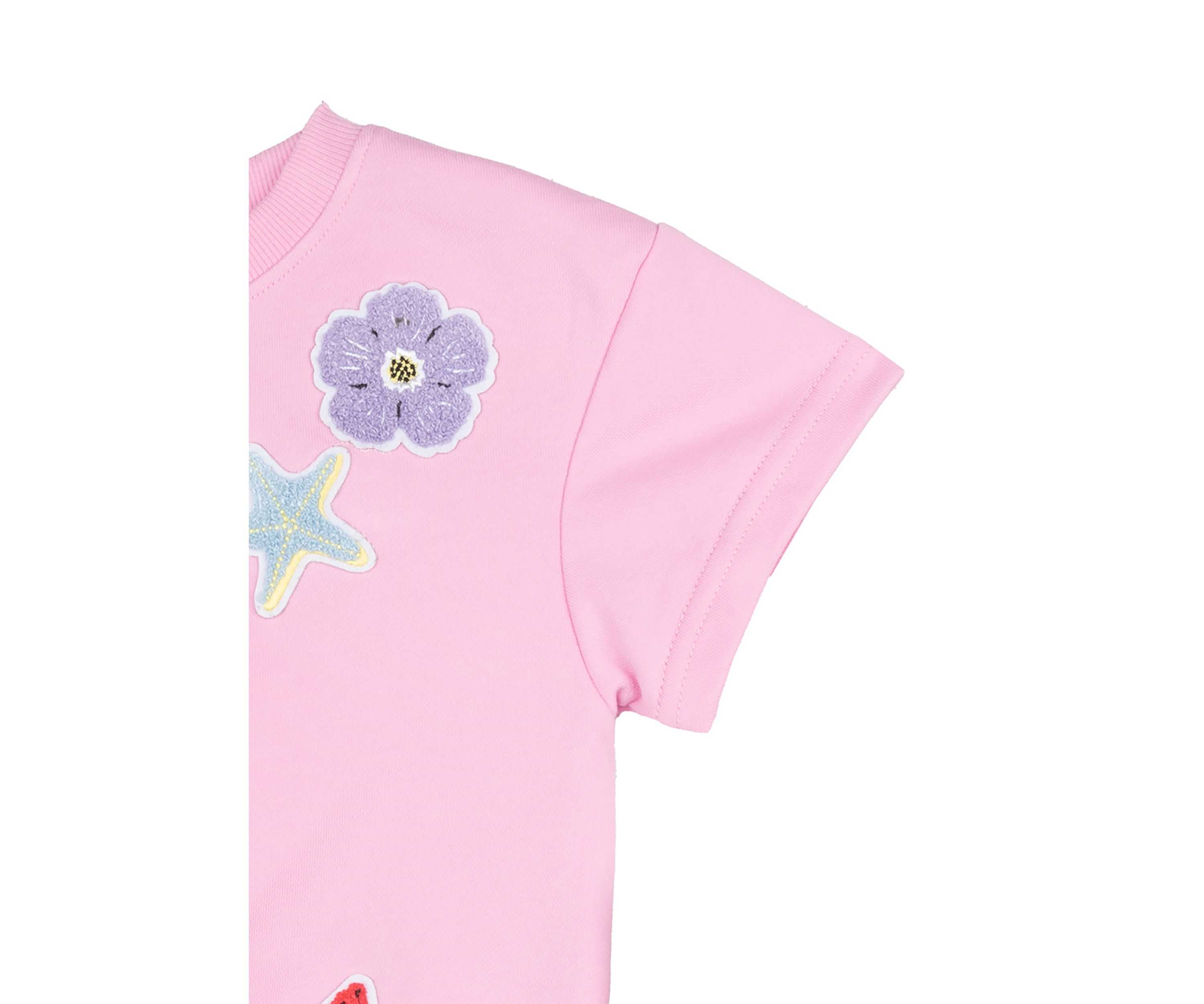Girls 4-6x Pink Icon Top and Shorts Set