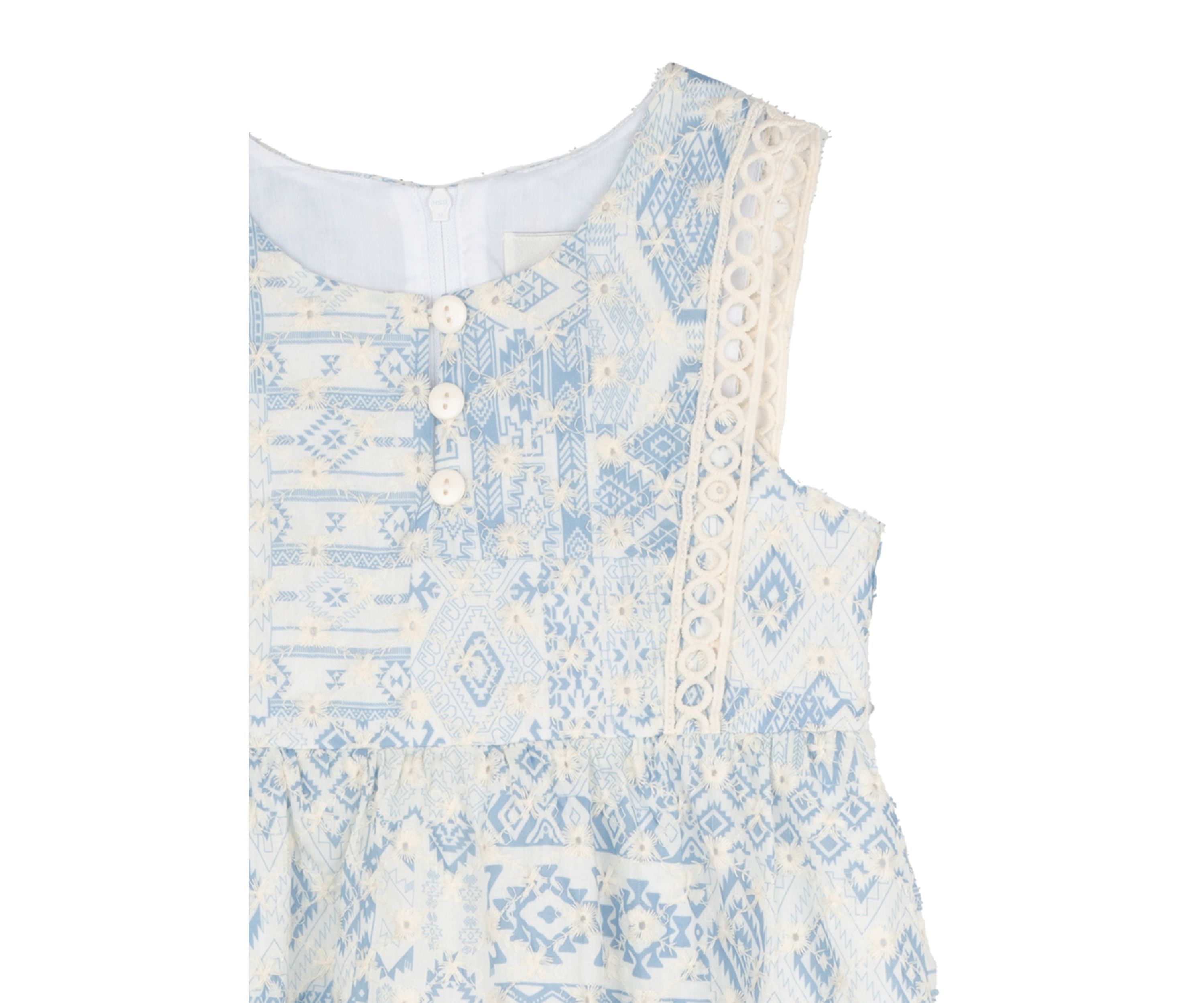 Girls 4-6x Sleeveless Printed Maxi Dress