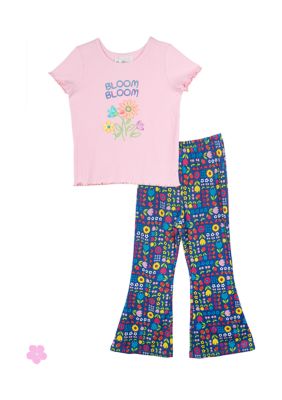 Rare Editions Girls 4-6x Bloom Bloom Set, Pink
