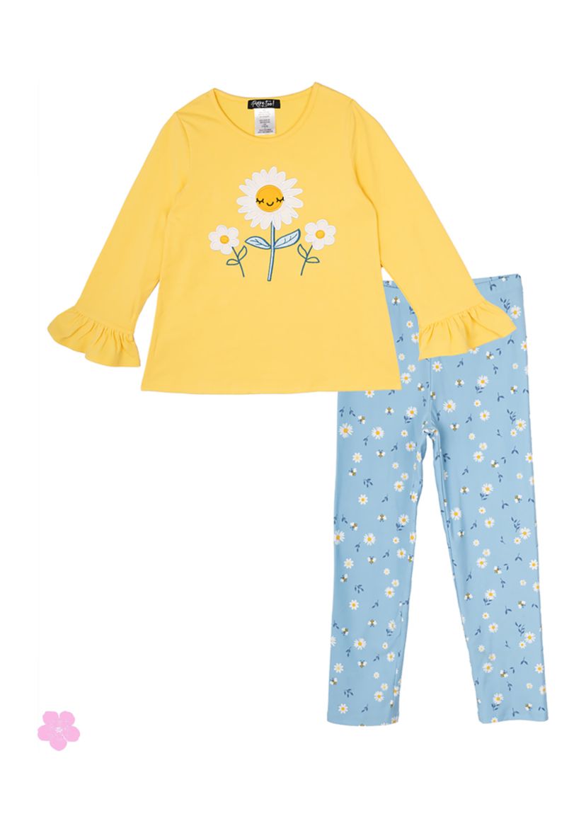 Girls 4-6x Flower Set 