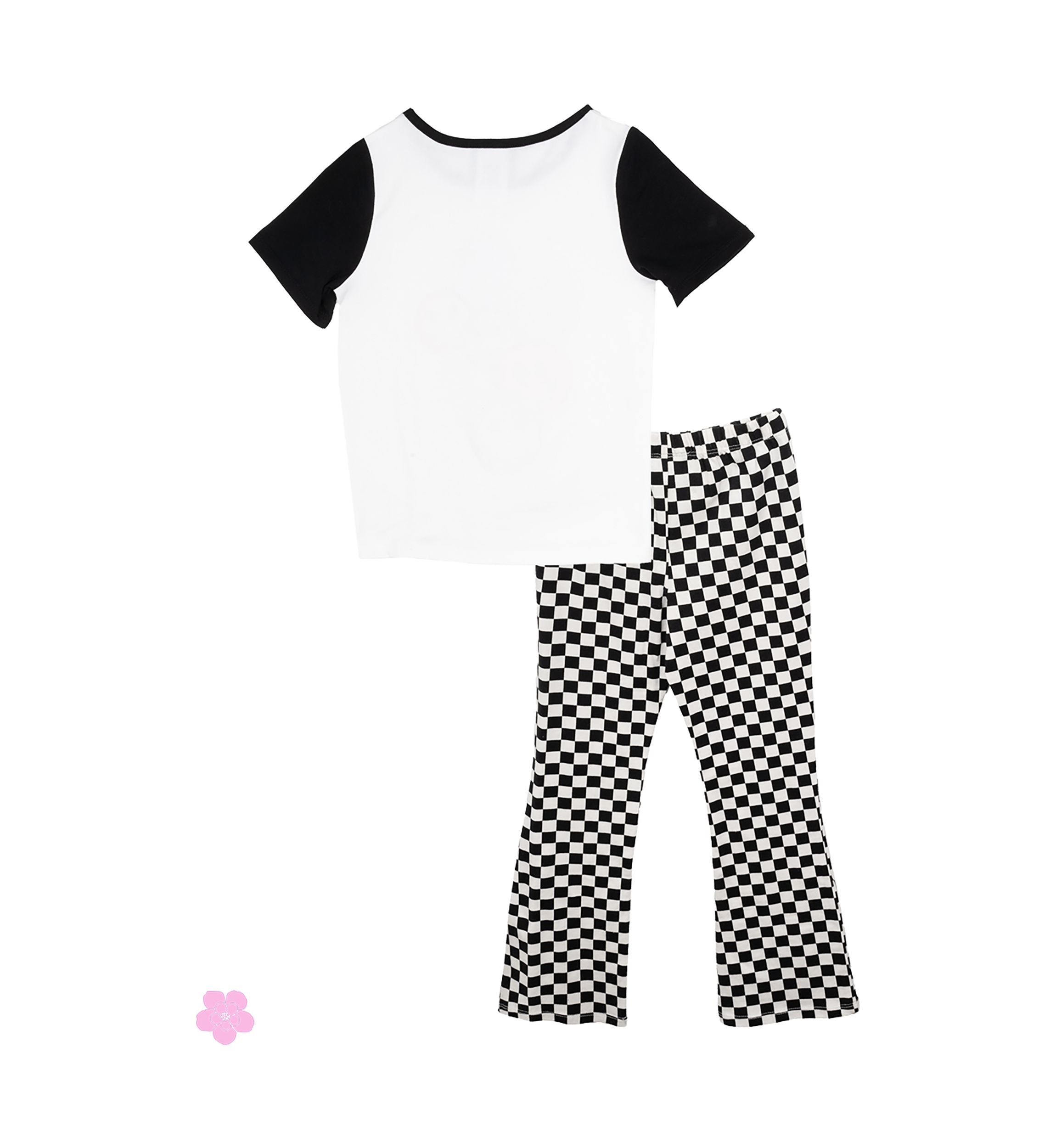 Girls 4-6x Multi Smile Flare Pants Set 