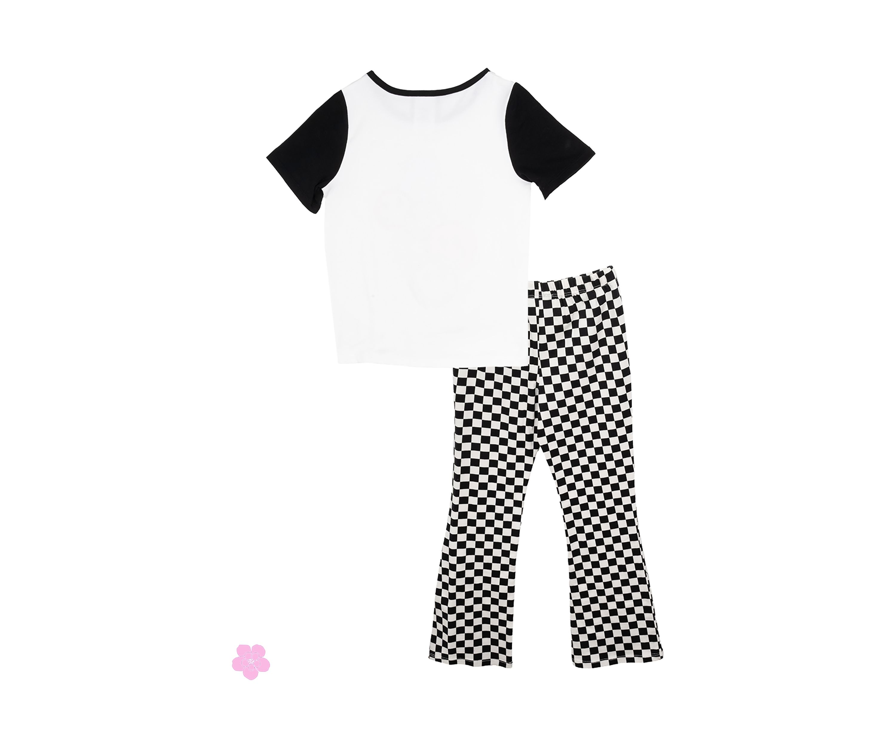 Girls 4-6x Multi Smile Flare Pants Set 