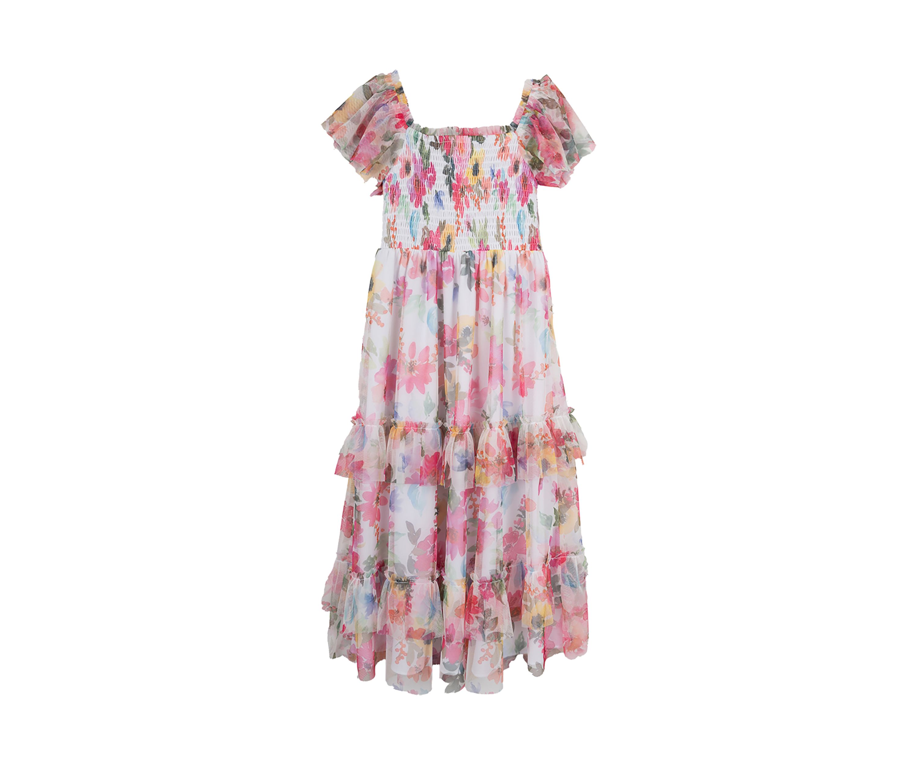 Girls 4-6x Floral Maxi Dress