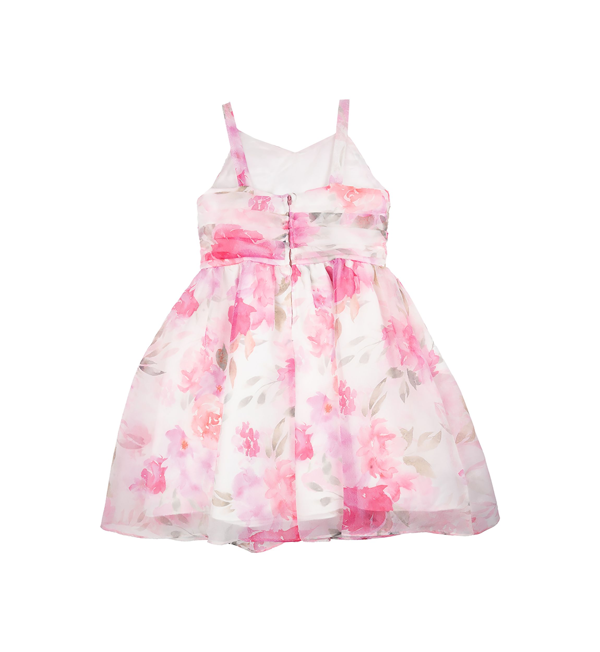 Girls 4-6x Floral Organza Overlay Dress