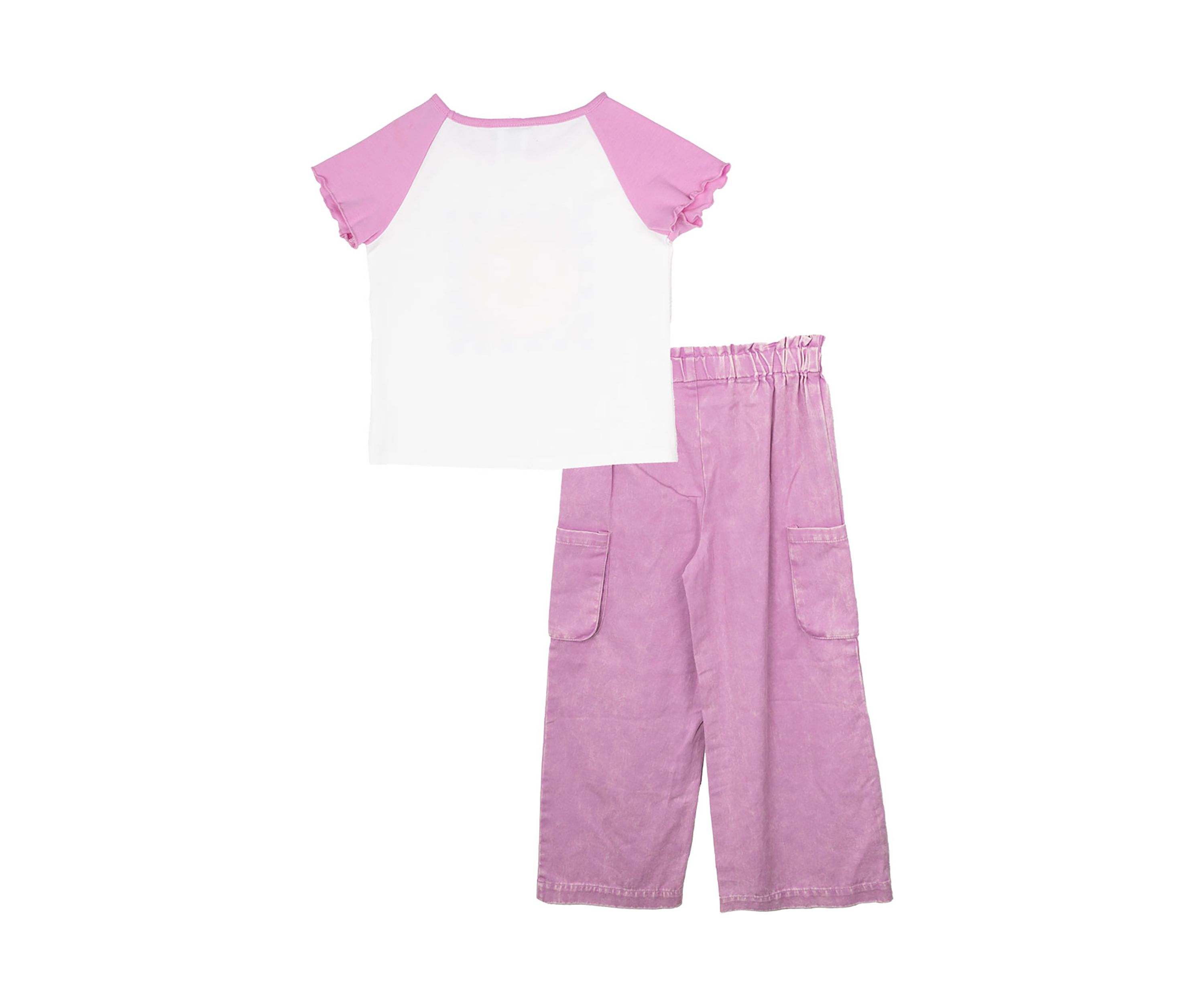 Girls 4-6x Smile Graphic T-Shirt and Pants Set