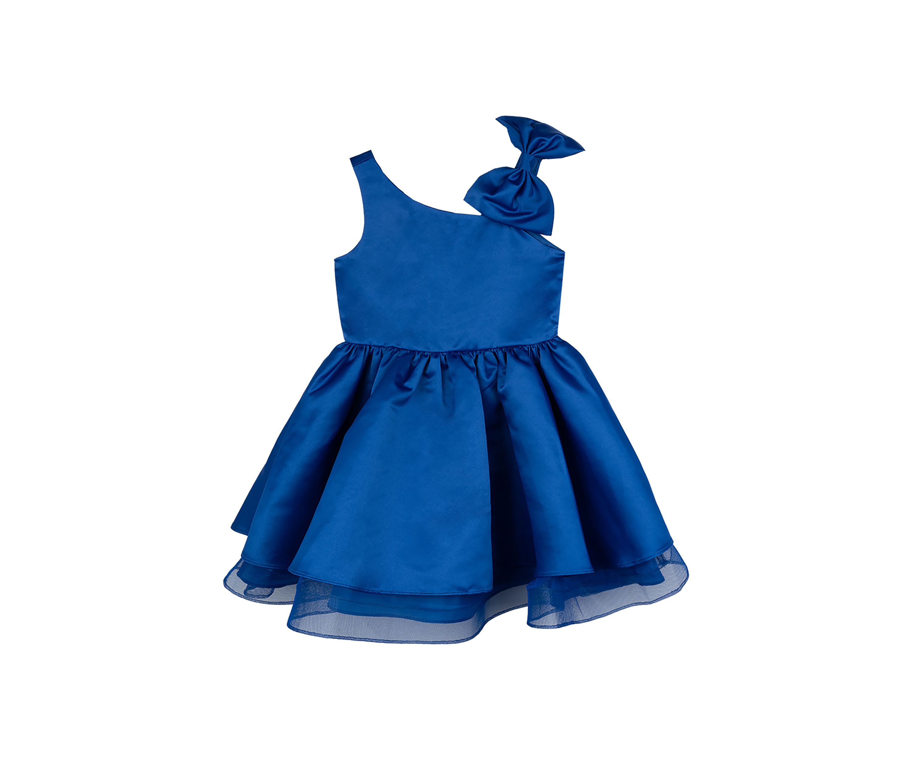 Girls 4-6x Bow Shoulder Dress