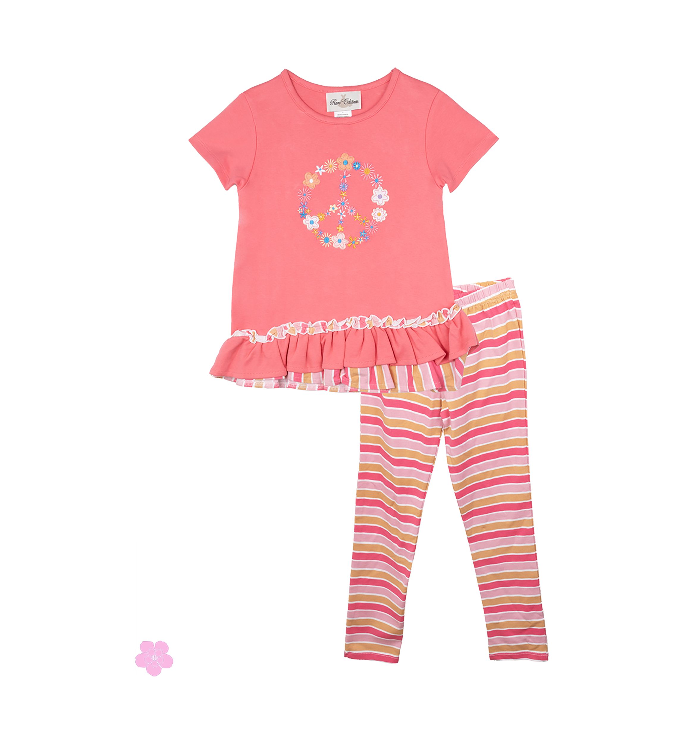 Girls 4-6x Peace Legging Set 