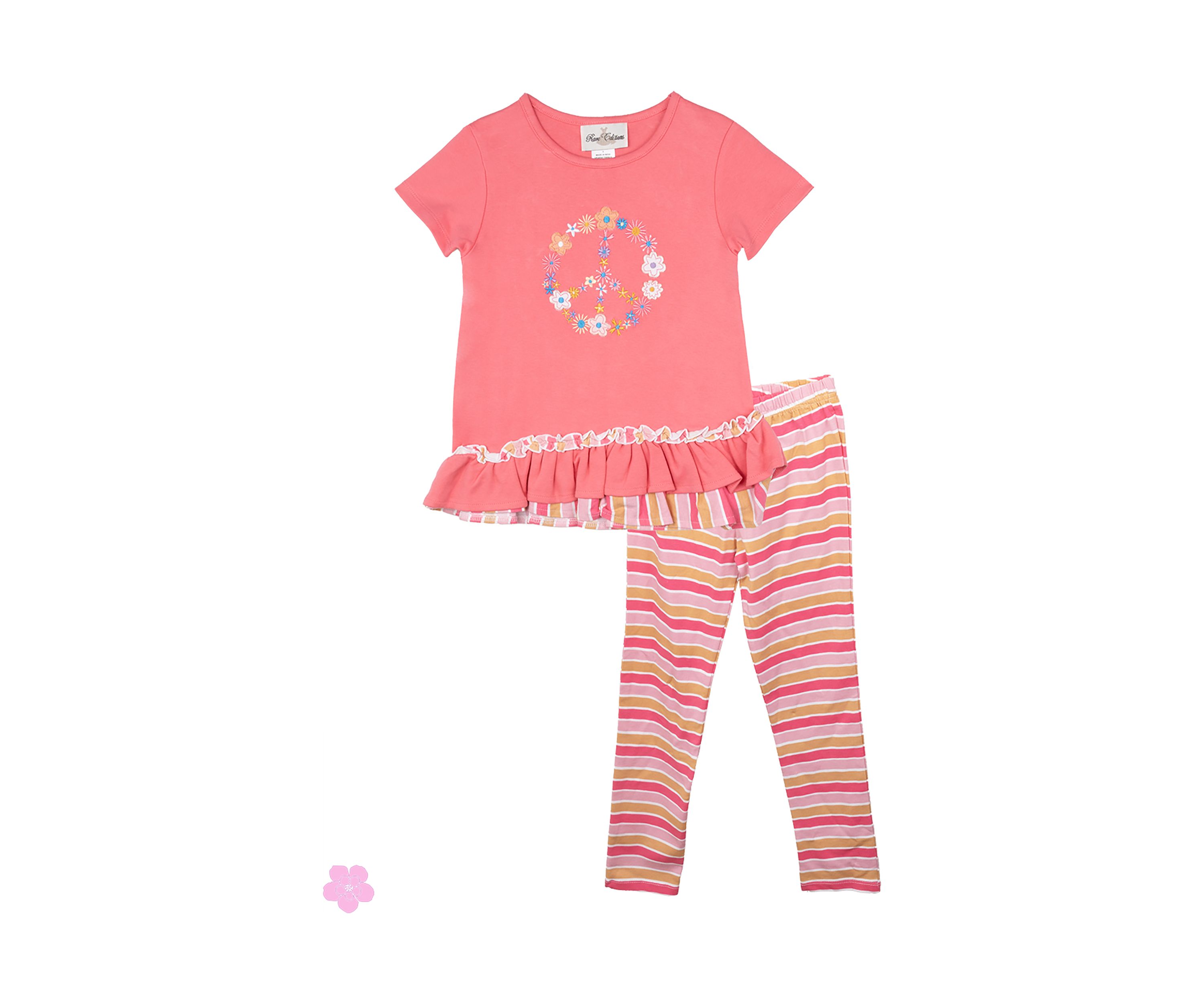 Girls 4-6x Peace Legging Set 