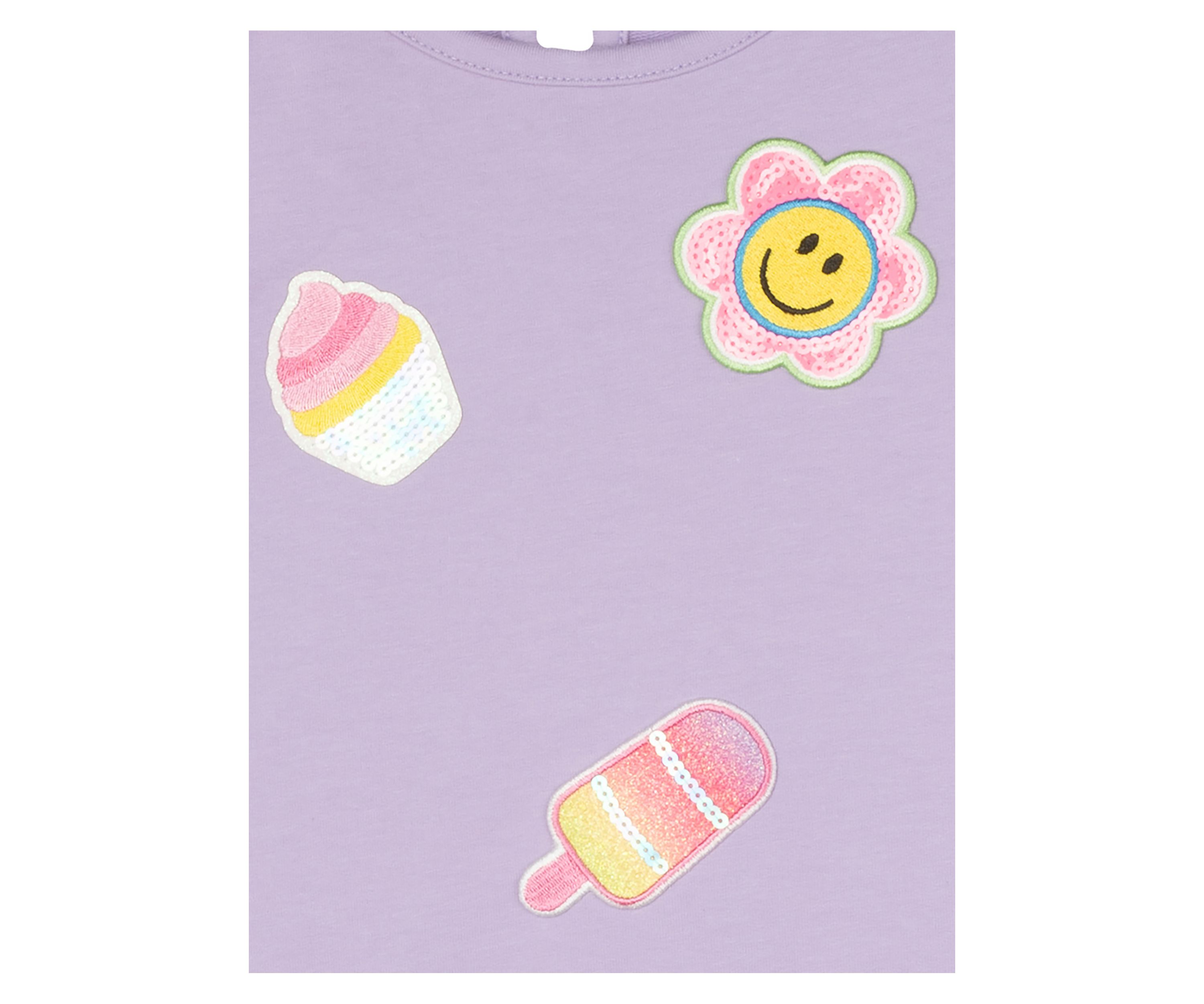 Girls 4-6x Smiley Printed Dress with Crossbody Bag