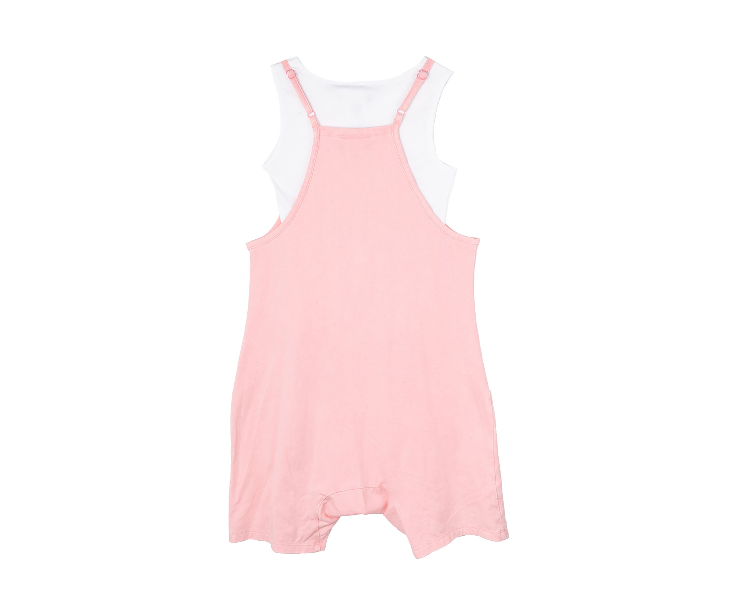 Girls 4-6x Knit Romper and T-Shirt Set