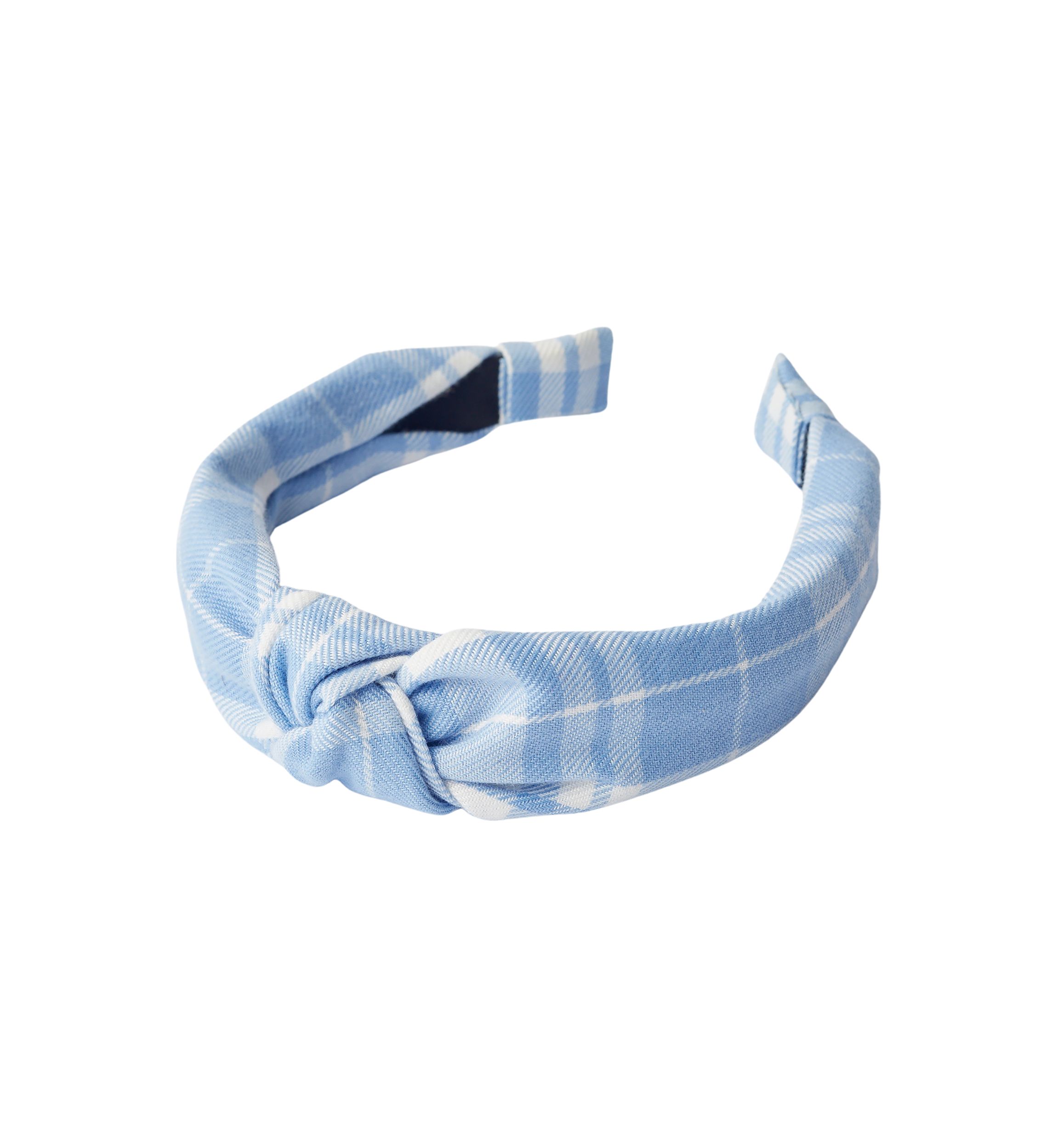 Girls 7-16 Menswear Plaid Jumper with Headband 