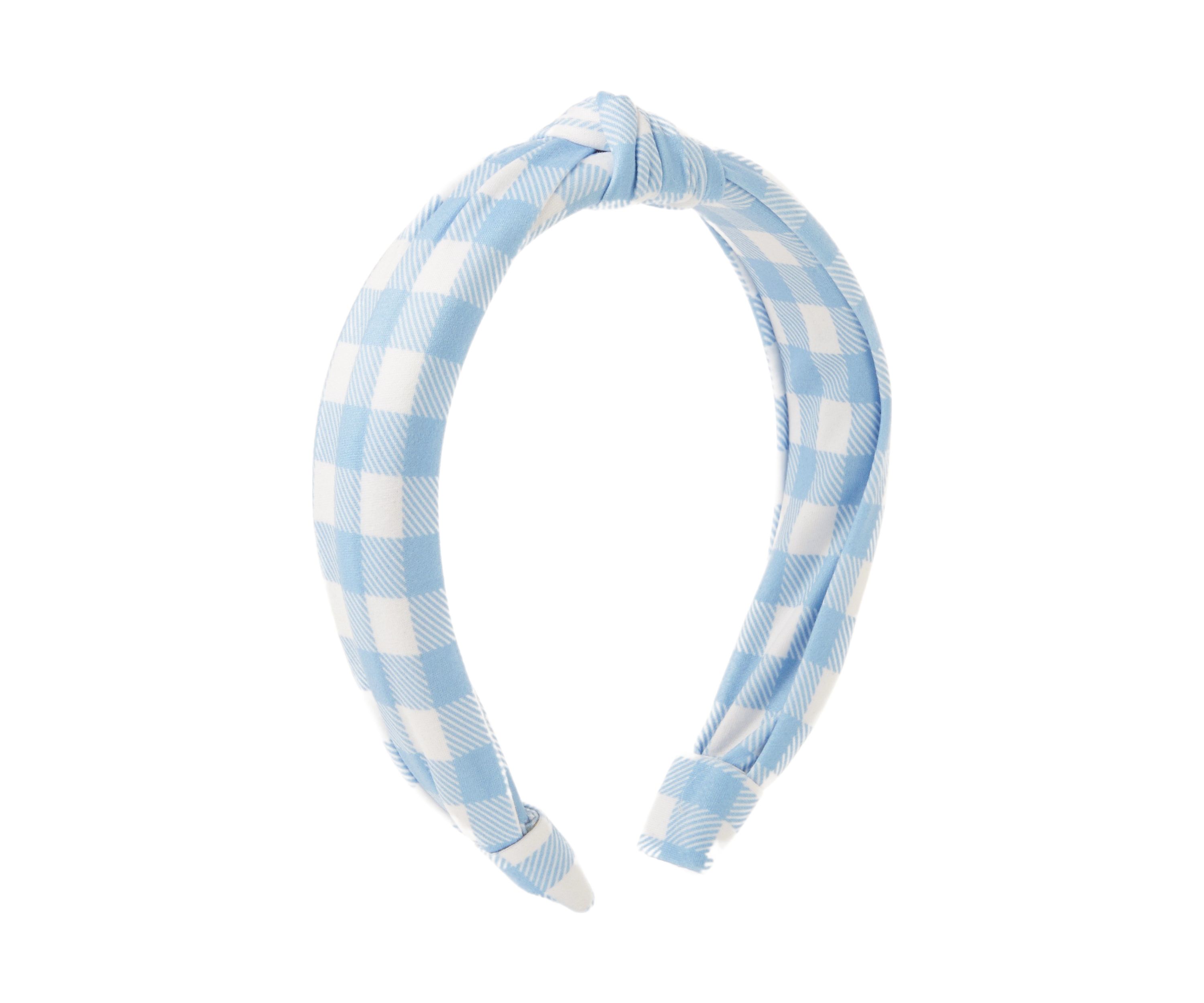 Toddler Girls Ribbed Knit T-Shirt and Gingham Printed Jumper