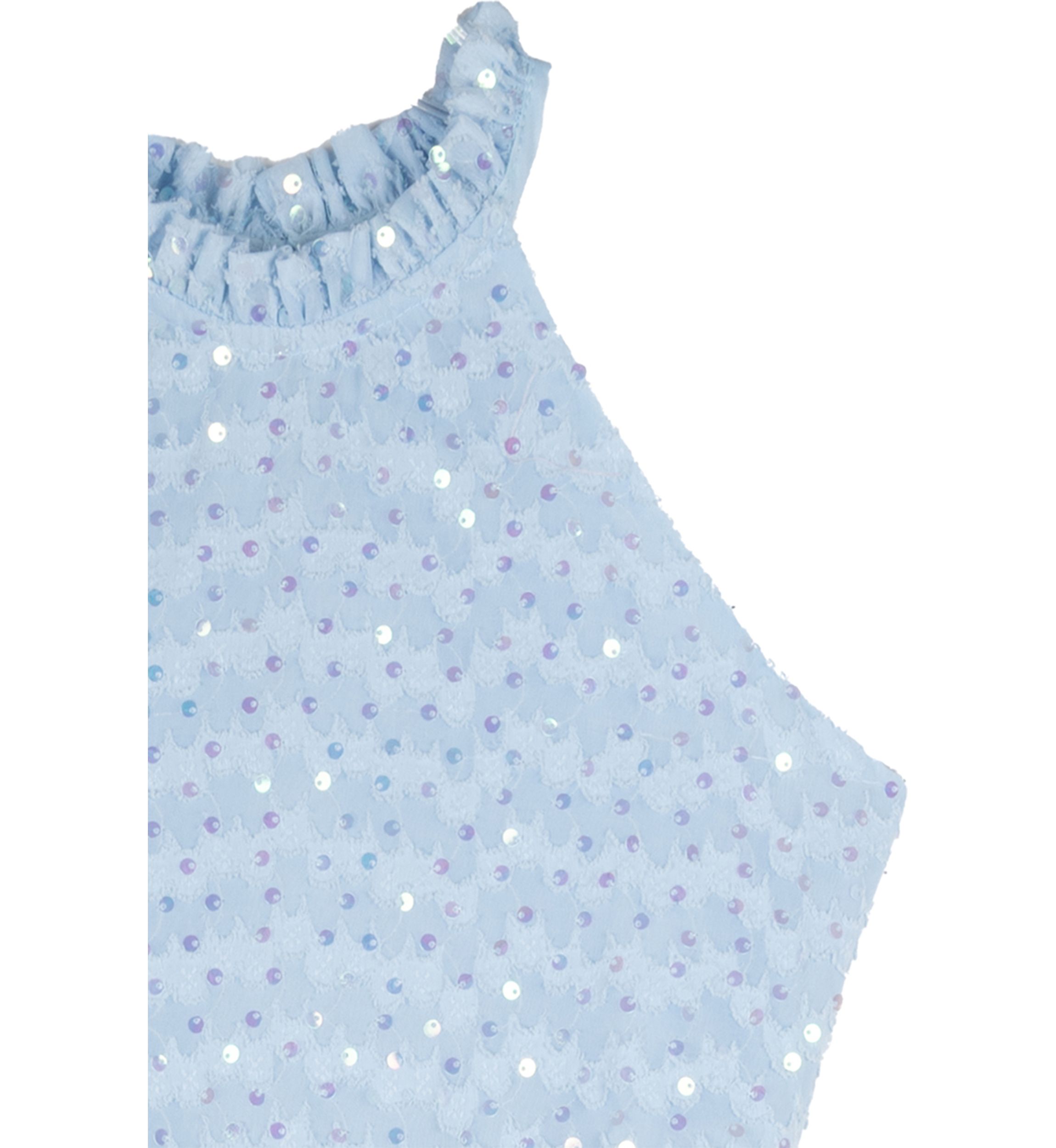 Girls 7-16 Sequin High Low Dress