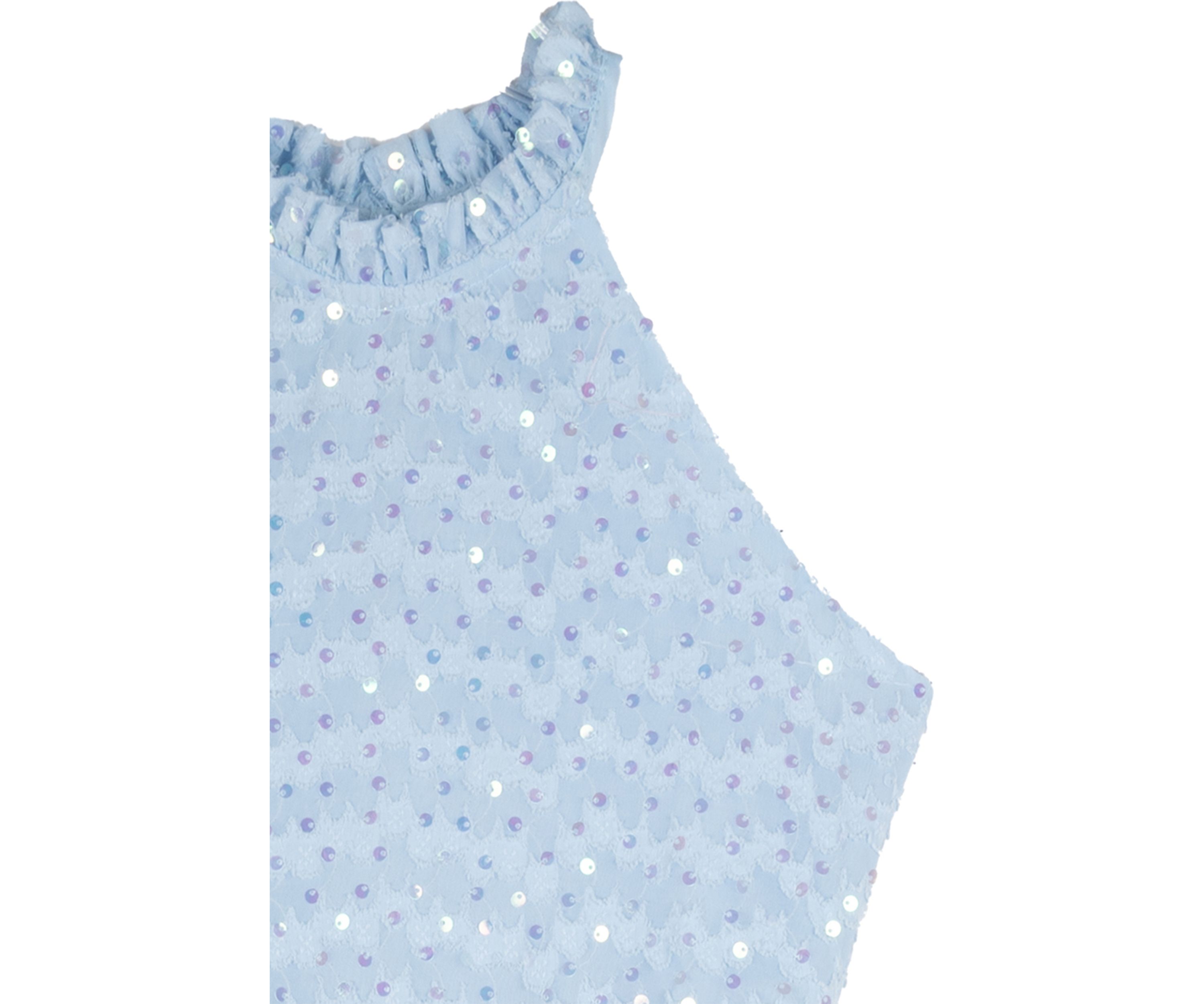 Girls 7-16 Sequin High Low Dress