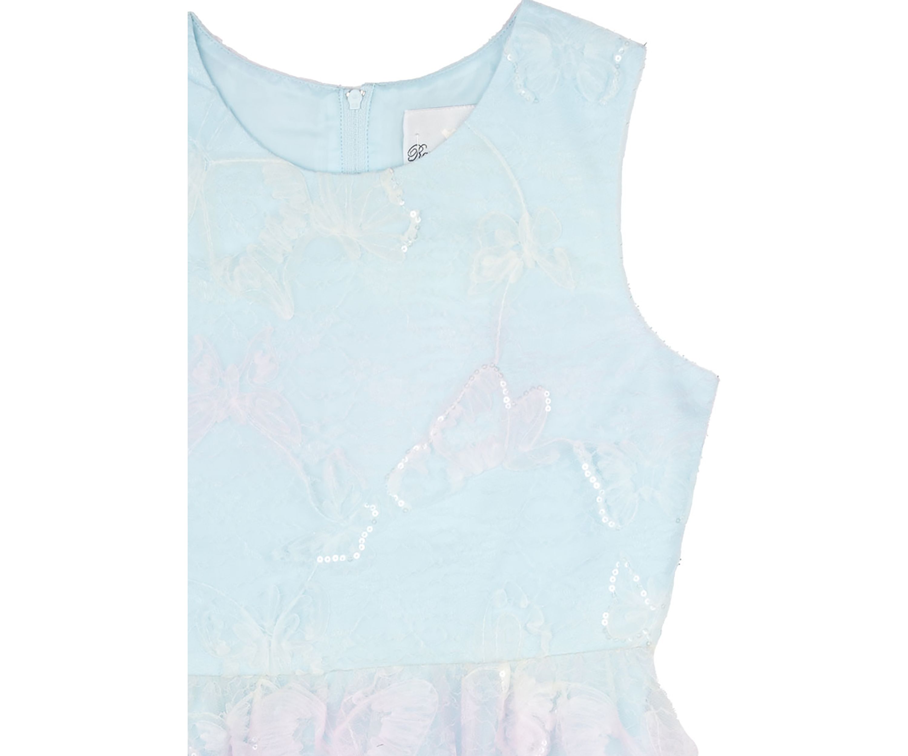 Girls 7-16 Butterfly Mesh Dress