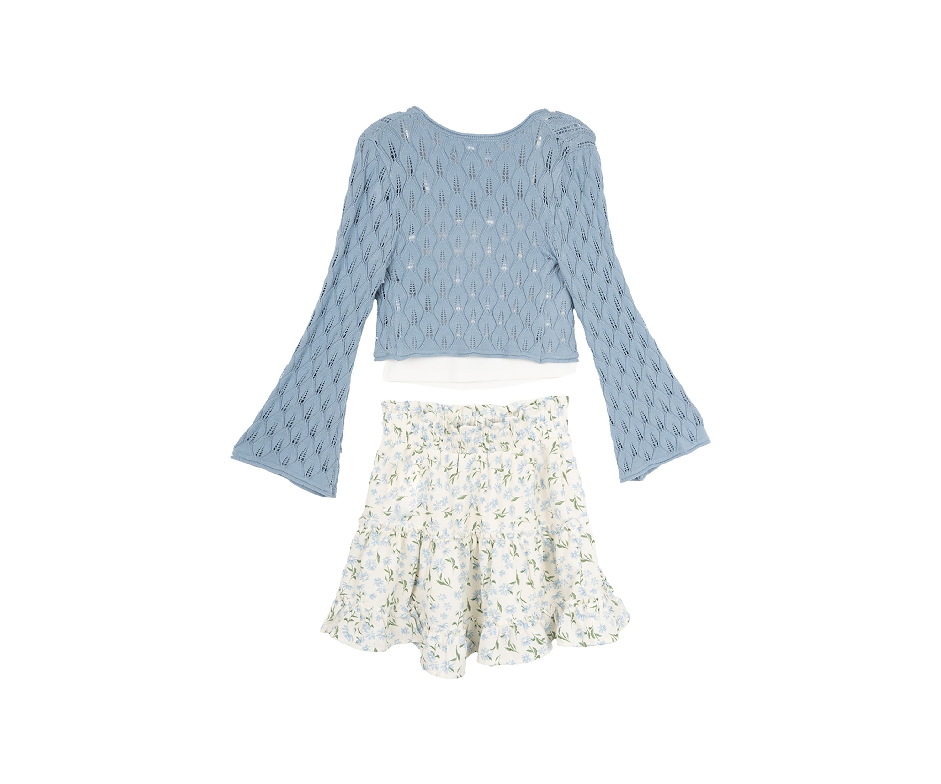 Girls 7-16 3-Piece Skirt Set 