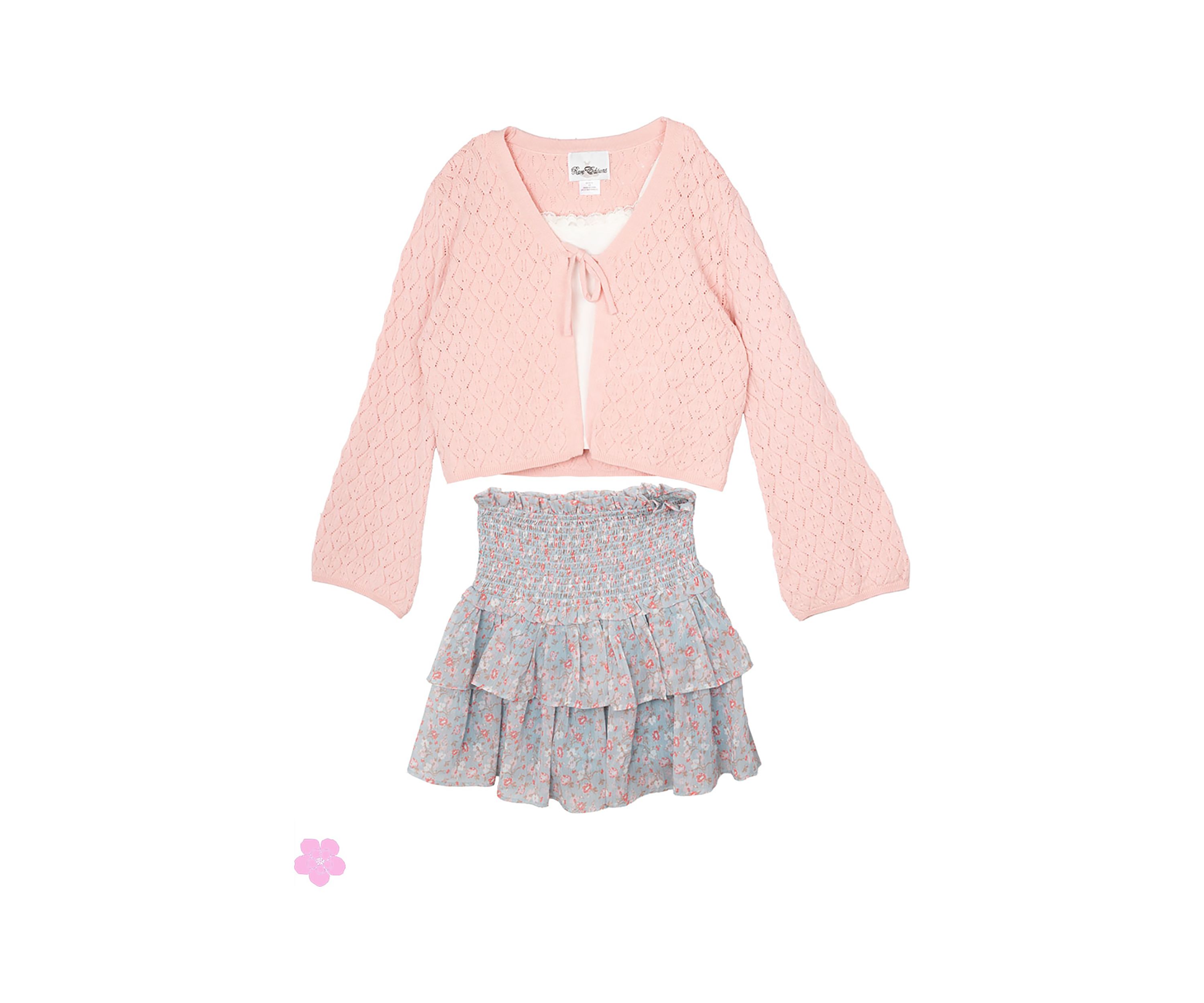 Girls 7-16 2-Piece Sweater and Skirt Set 