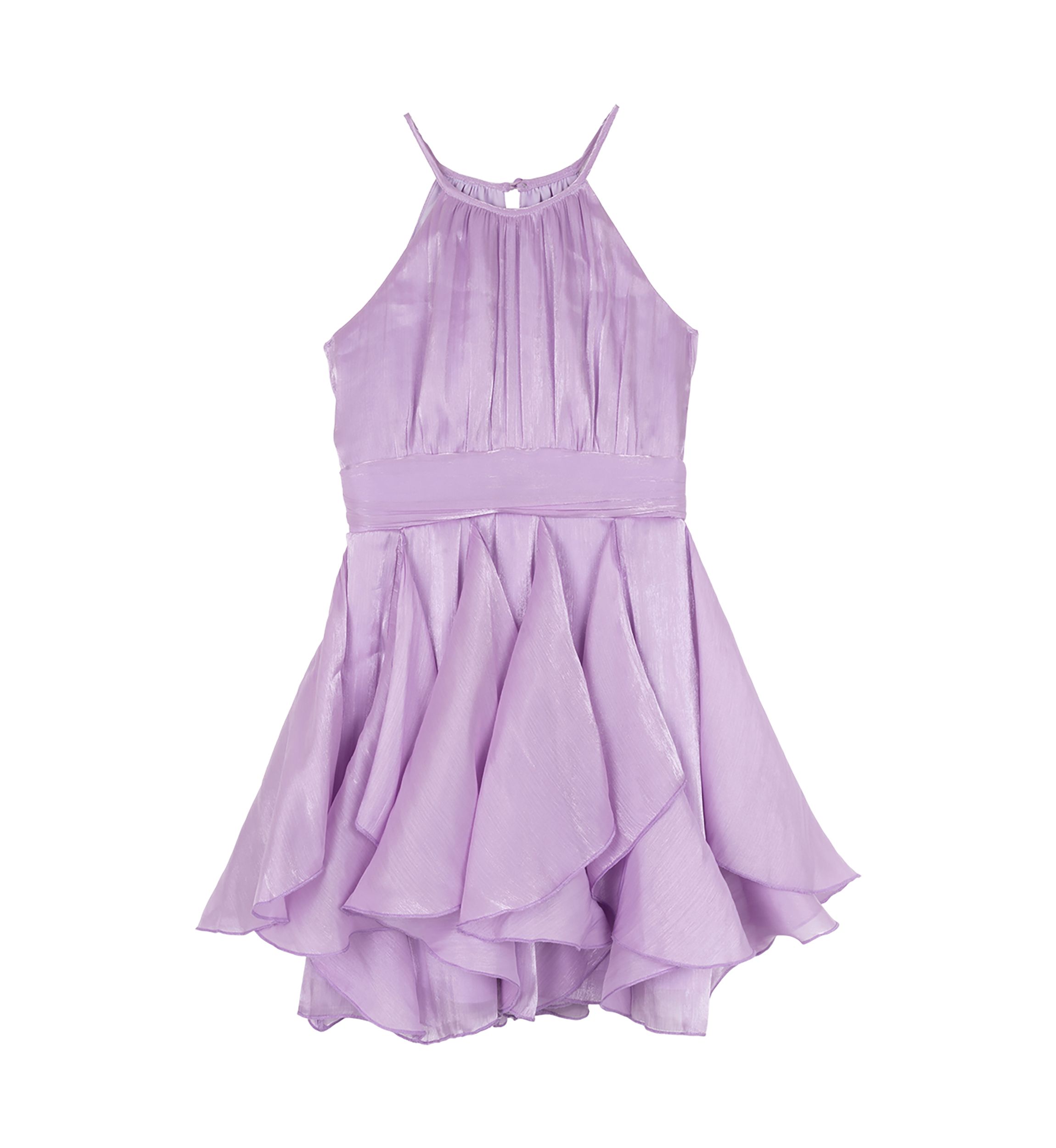 Girls 7-16 Organza Cascade Dress