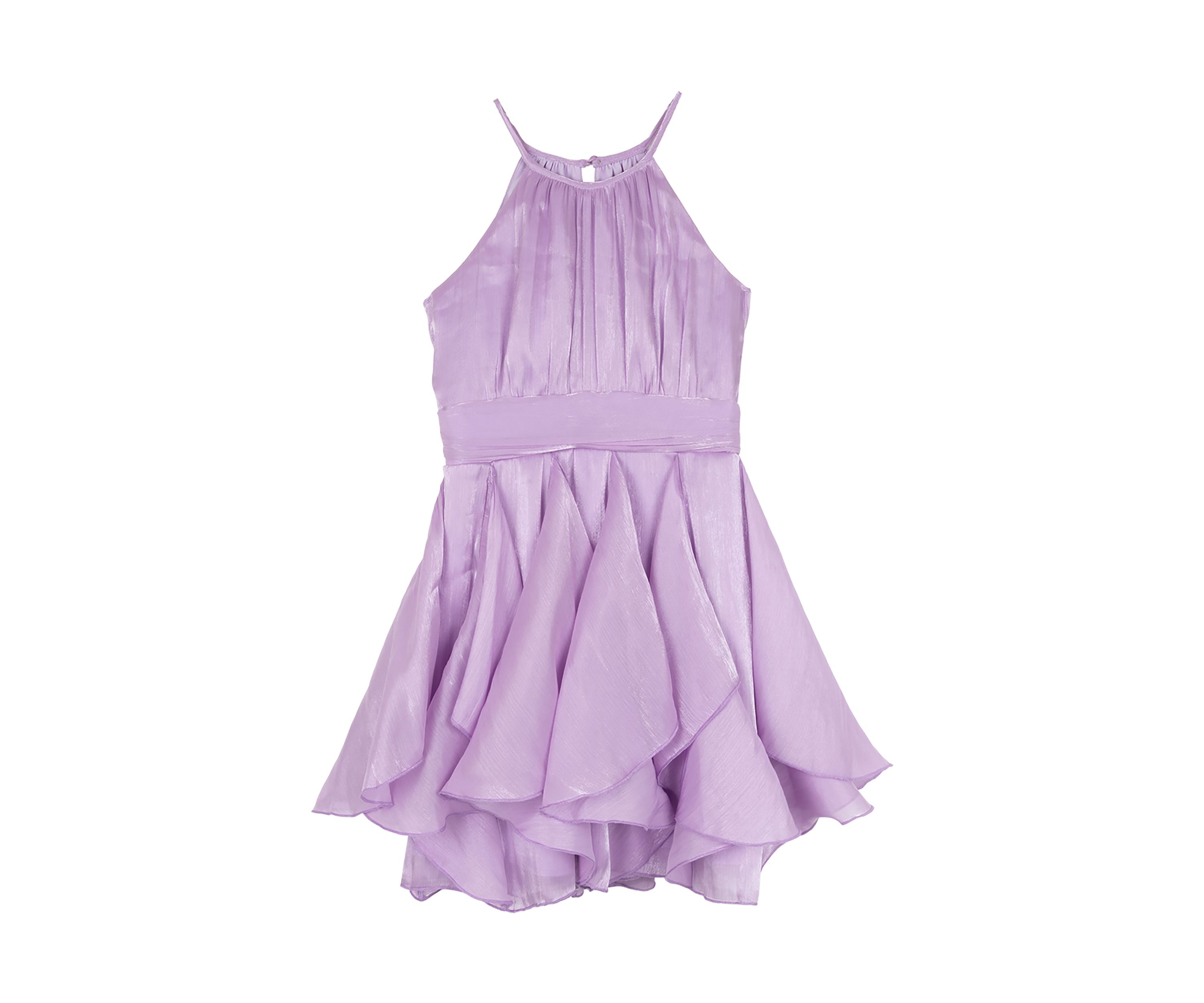 Girls 7-16 Organza Cascade Dress