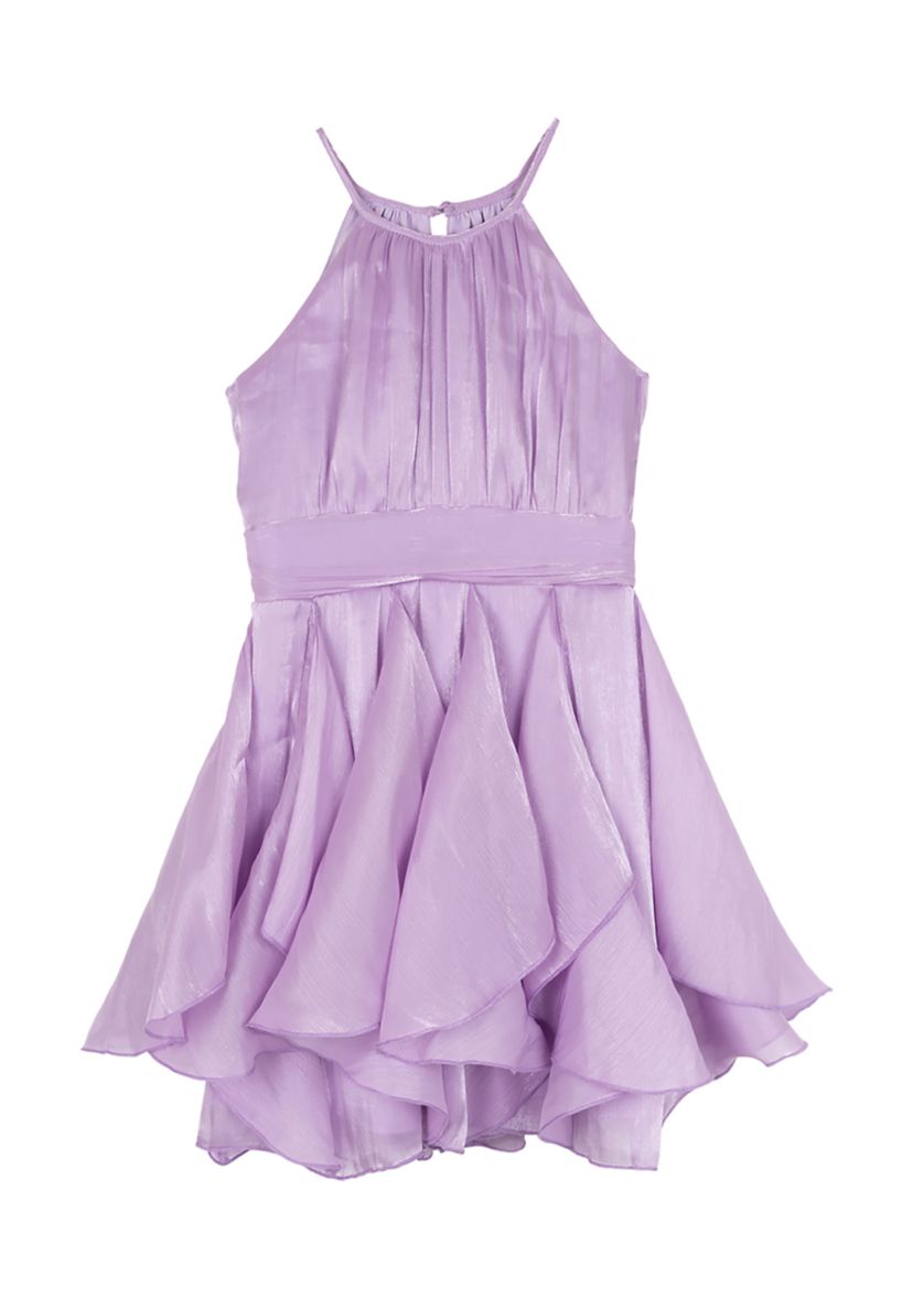 Girls 7-16 Organza Cascade Dress
