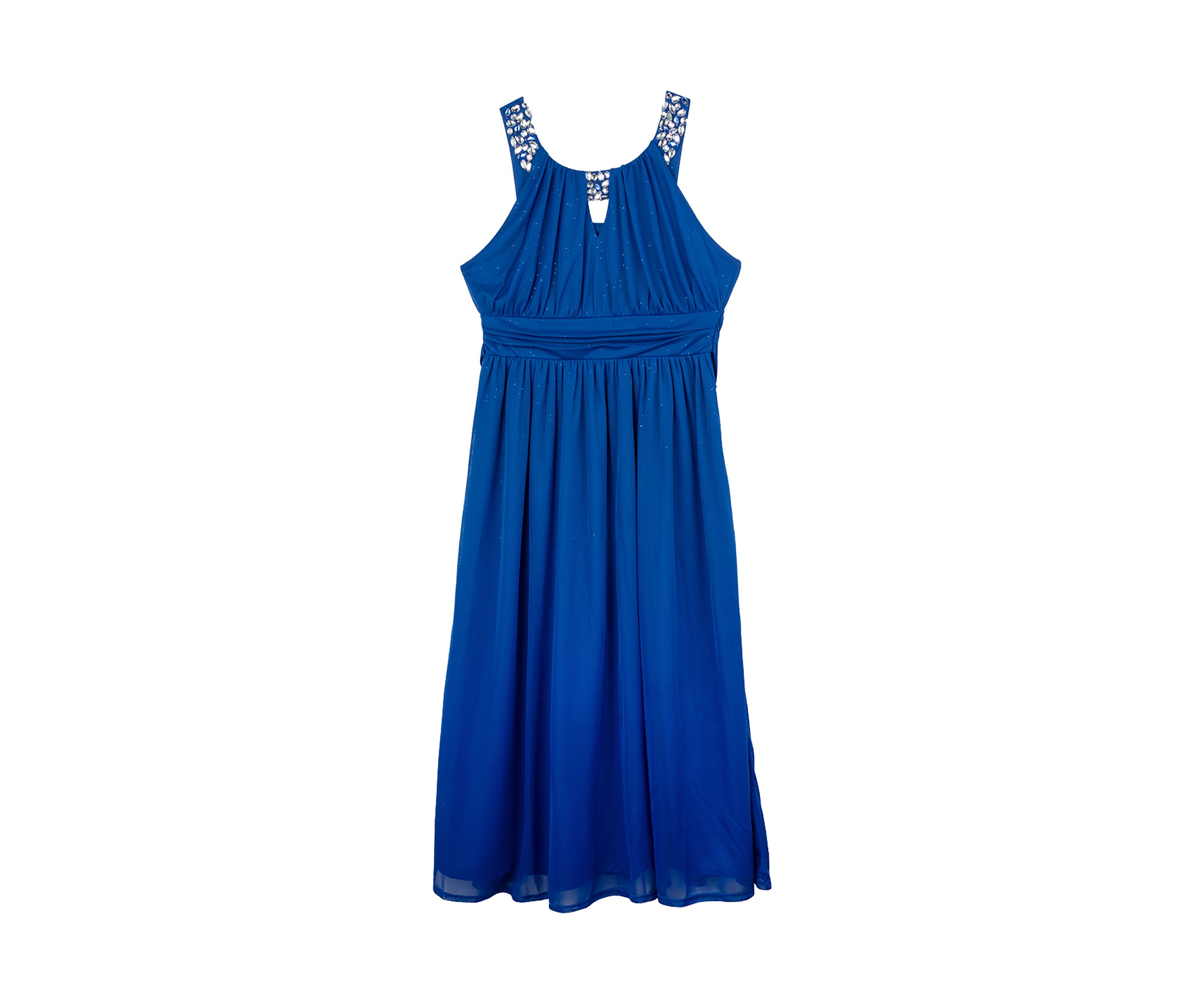 Girls 7-16 Glitter Mesh Maxi Dress