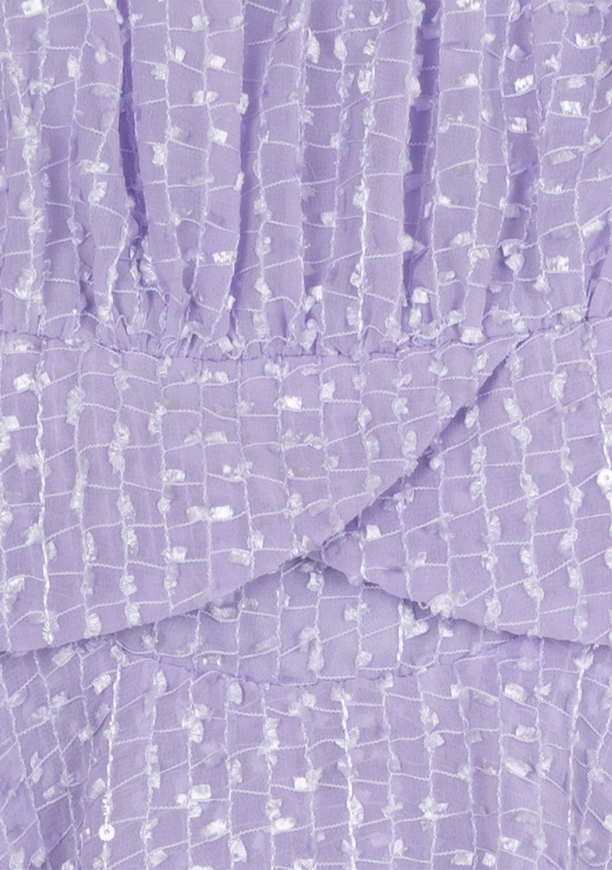 Girls 7-16 Textured Chiffon Dress