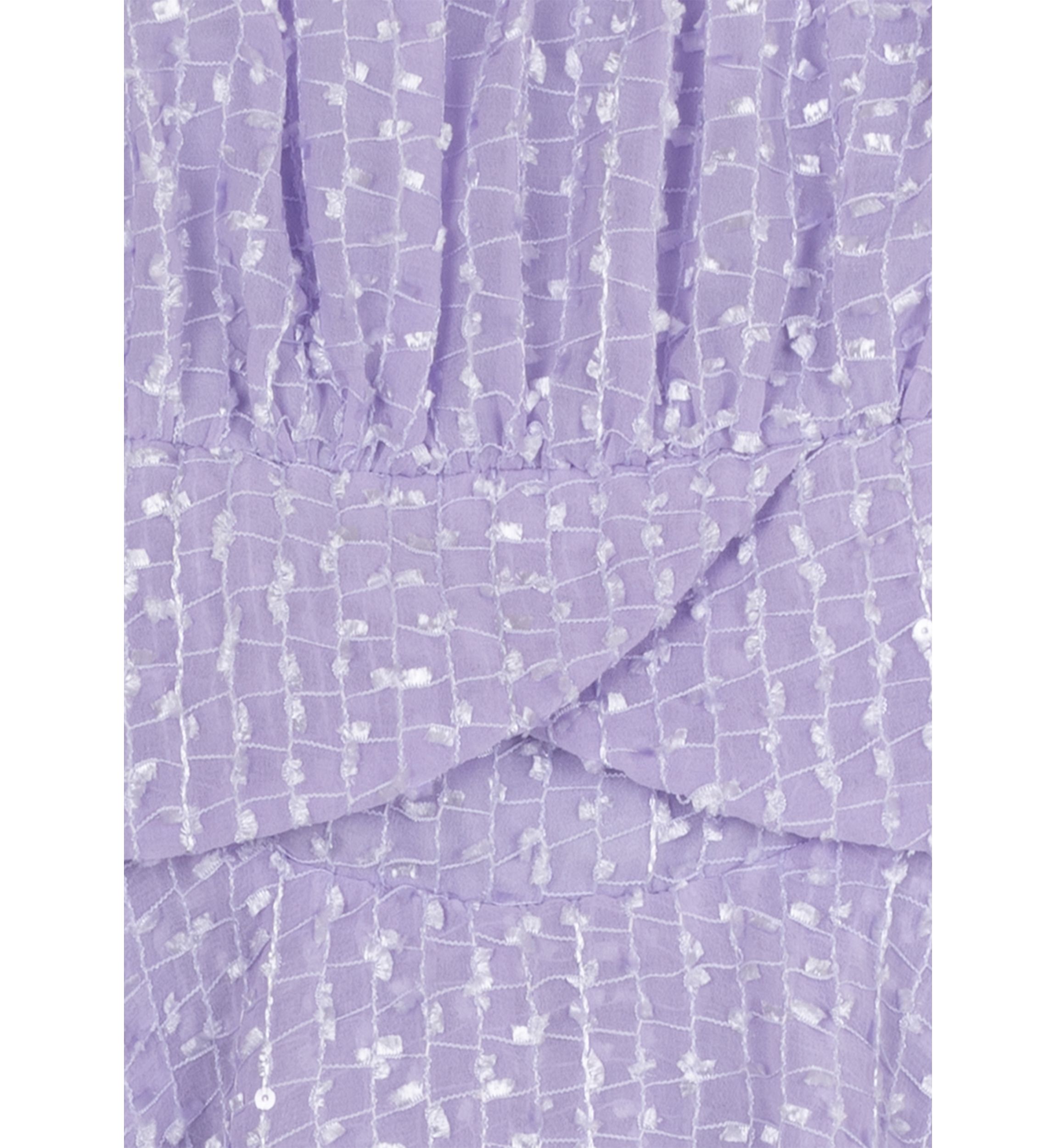 Girls 7-16 Textured Chiffon Dress