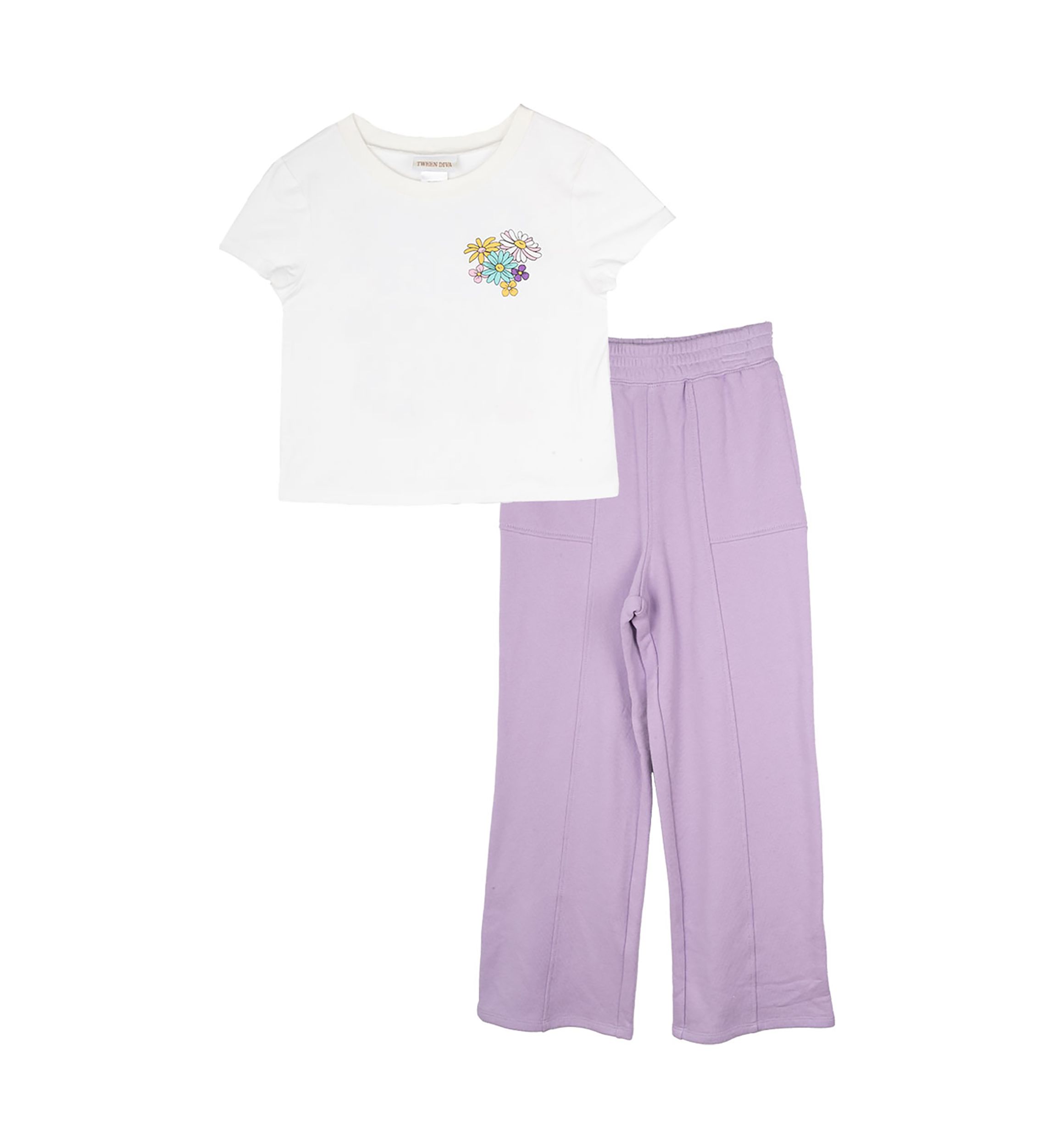 Girls 7-16 Graphic T-Shirt and Cozy Pants Set