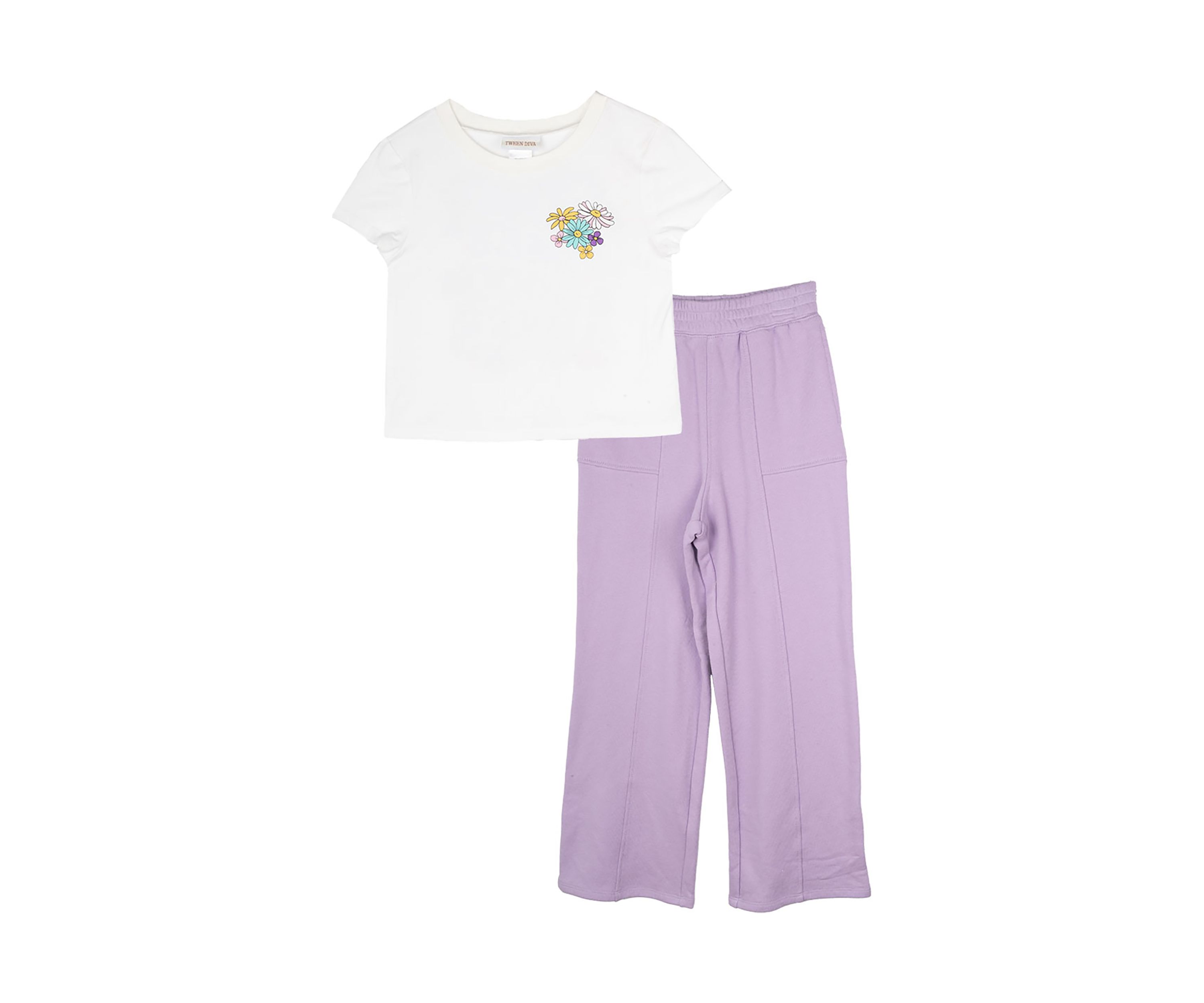 Girls 7-16 Graphic T-Shirt and Cozy Pants Set
