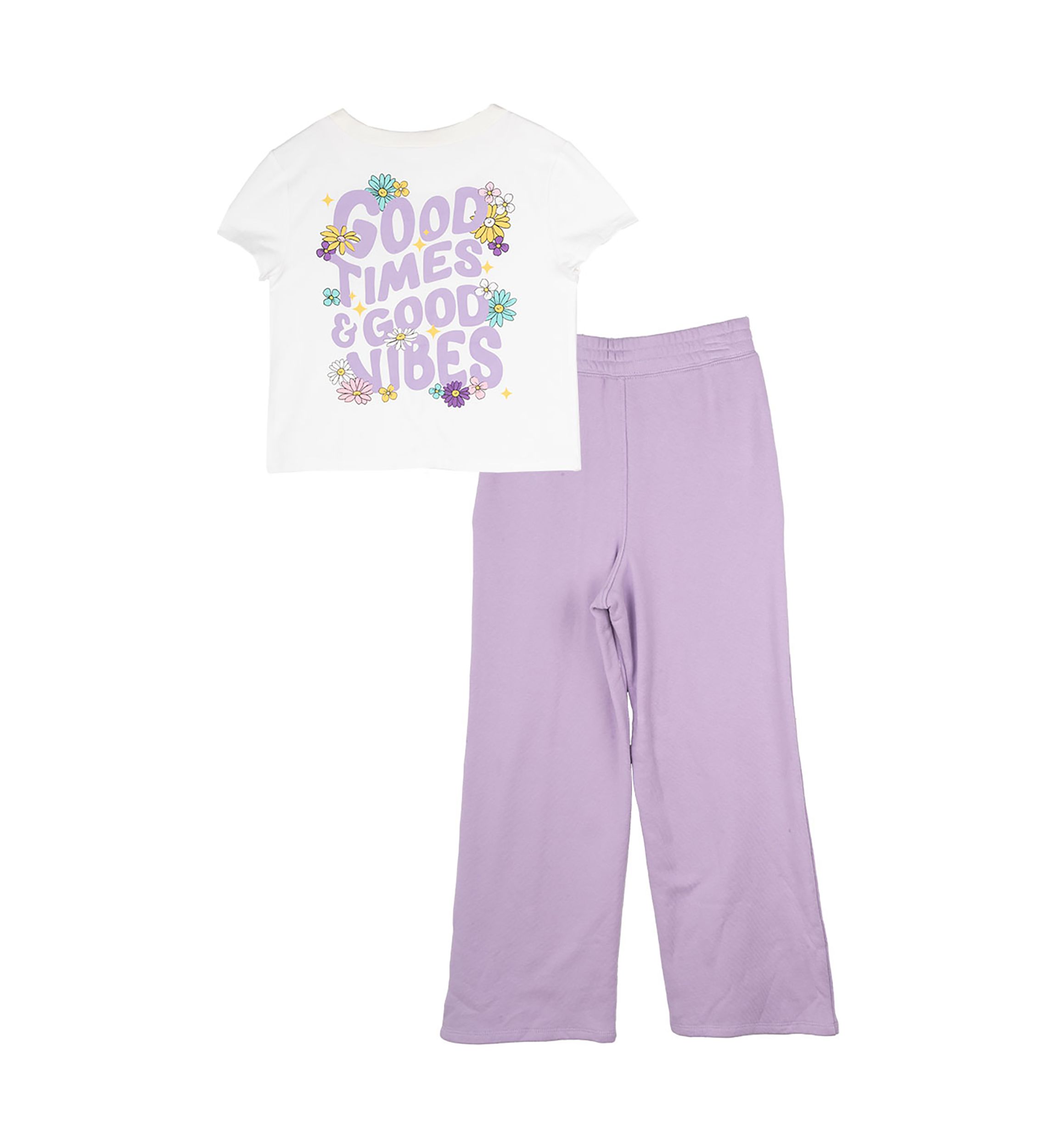 Girls 7-16 Graphic T-Shirt and Cozy Pants Set