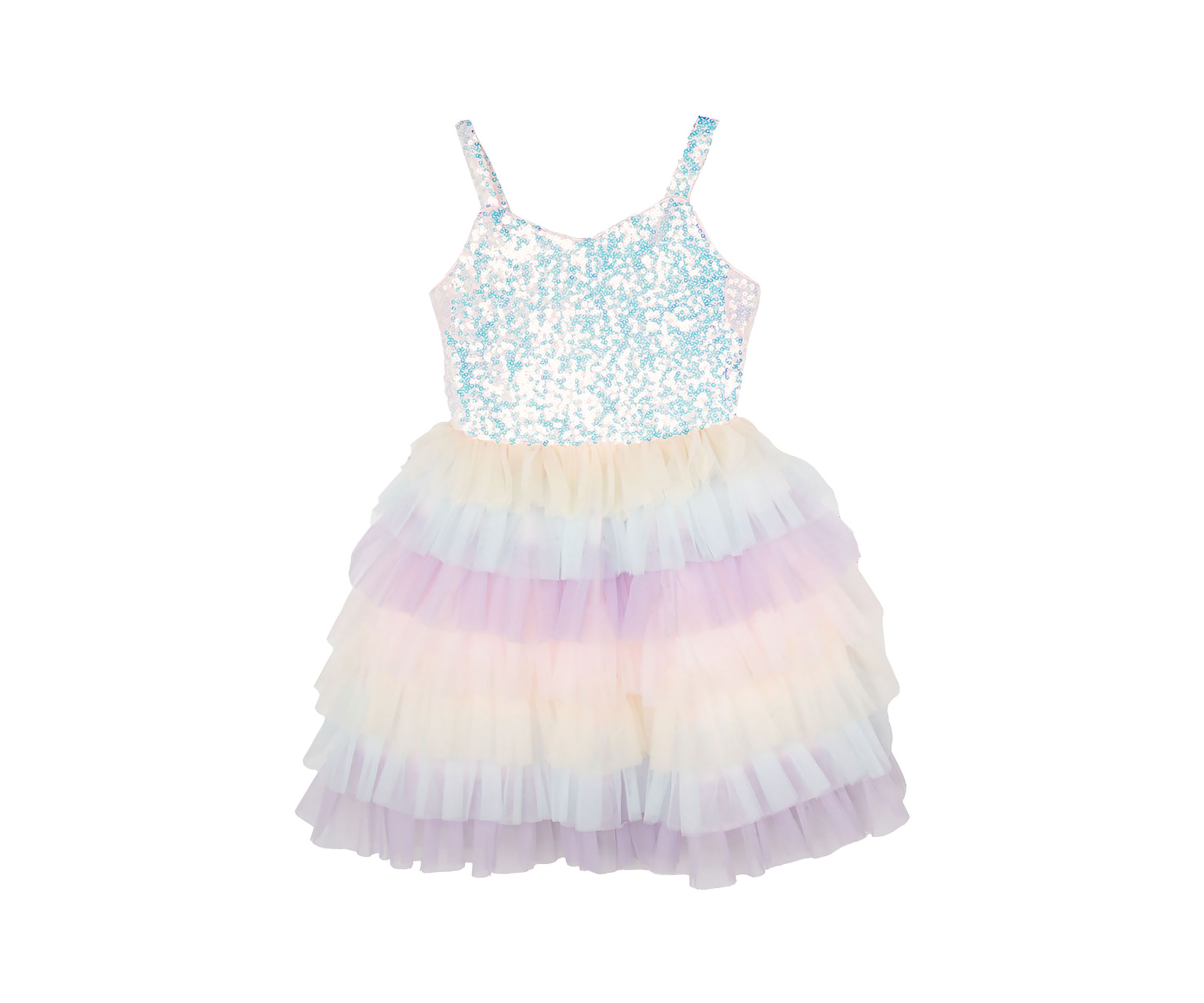 Girls 7-16 Rainbow Sequin Dress
