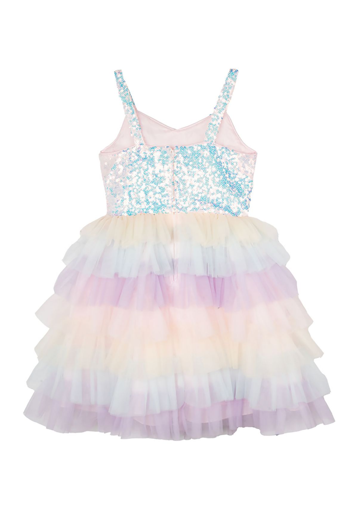 Girls 7-16 Rainbow Sequin Dress