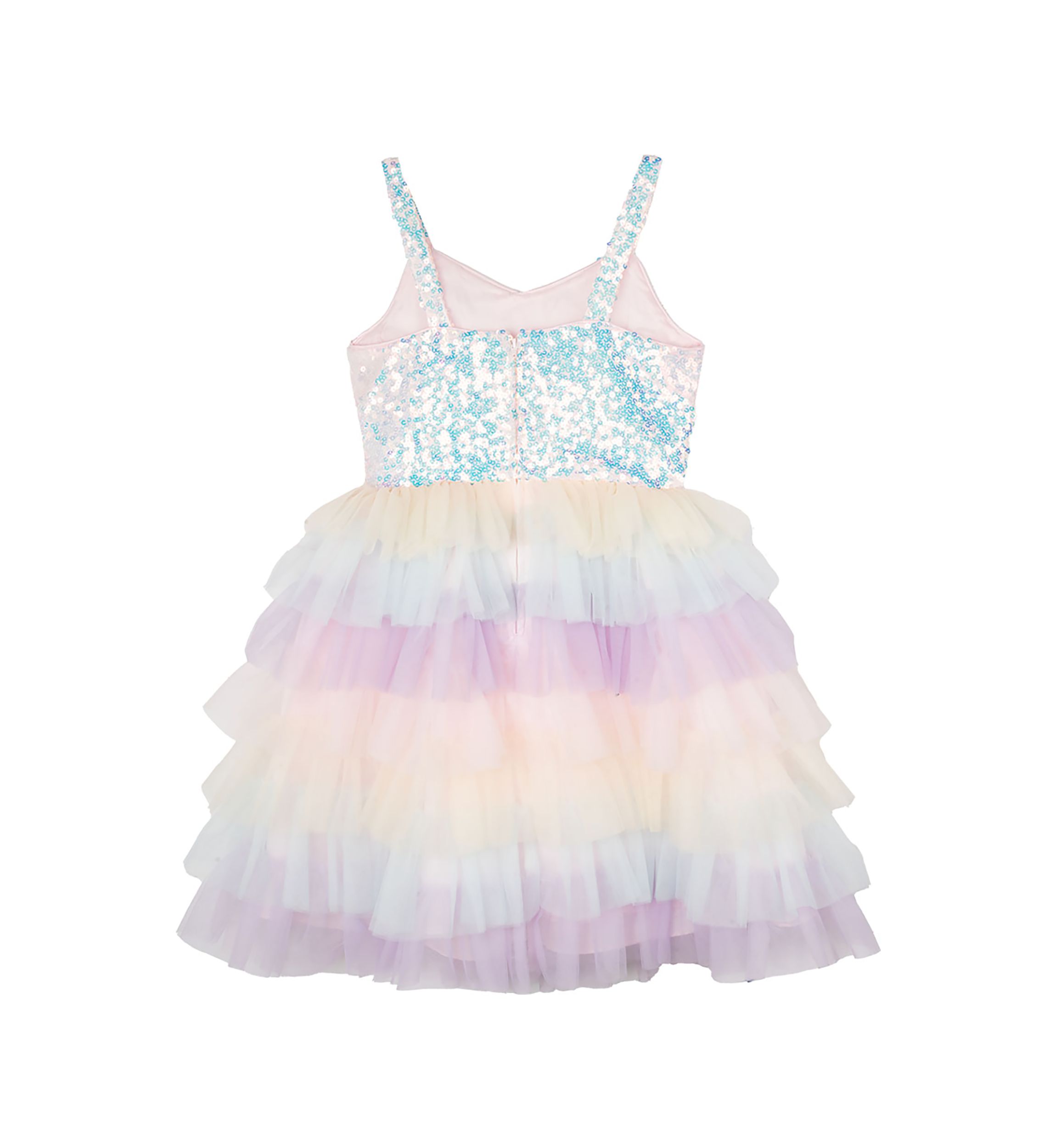Girls 7-16 Rainbow Sequin Dress