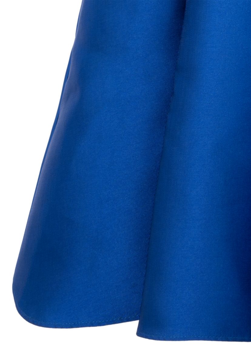 Girls 7-16 Bow Shoulder Mikado Dress