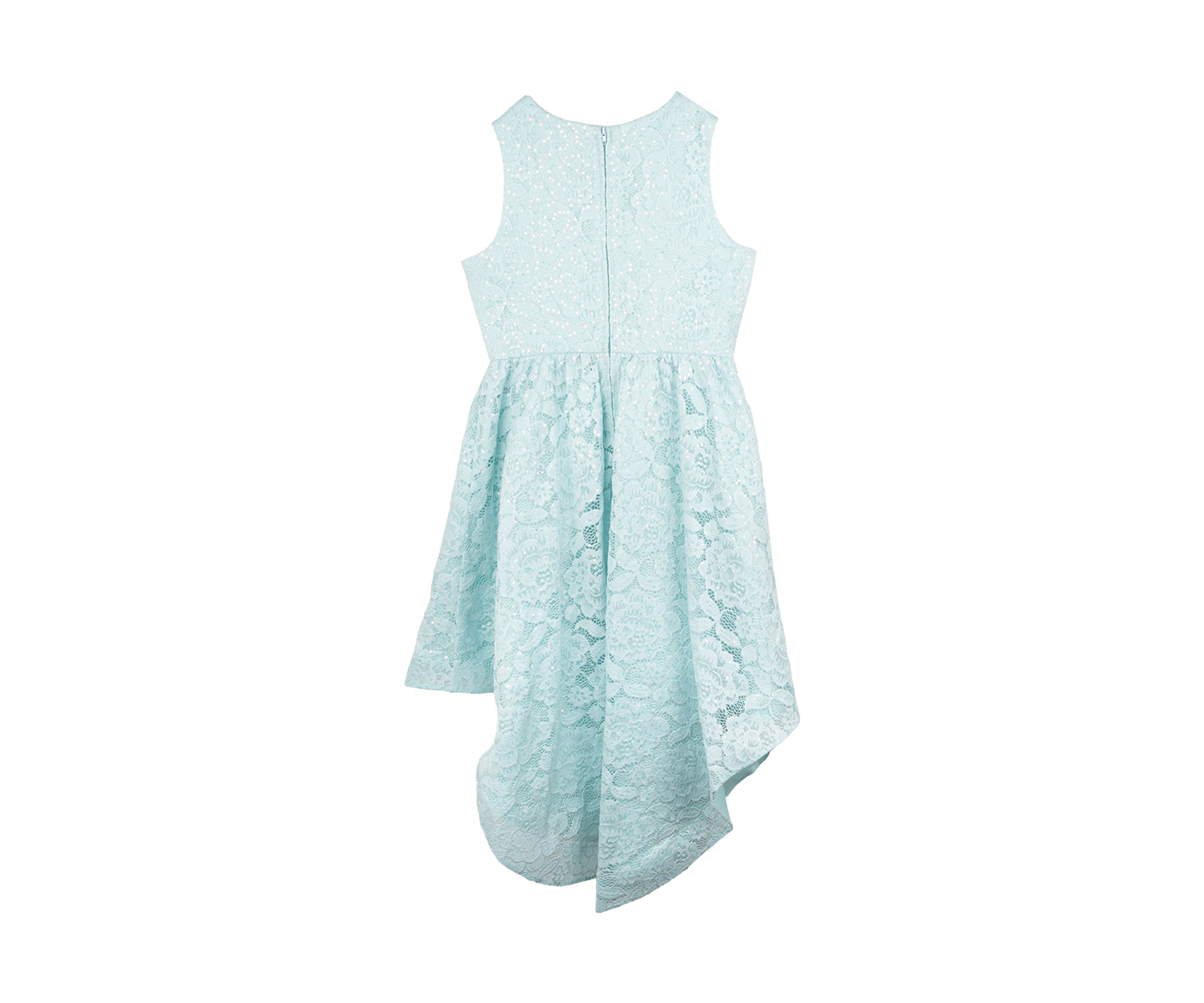 Girls 7-16 Lace High Low Dress
