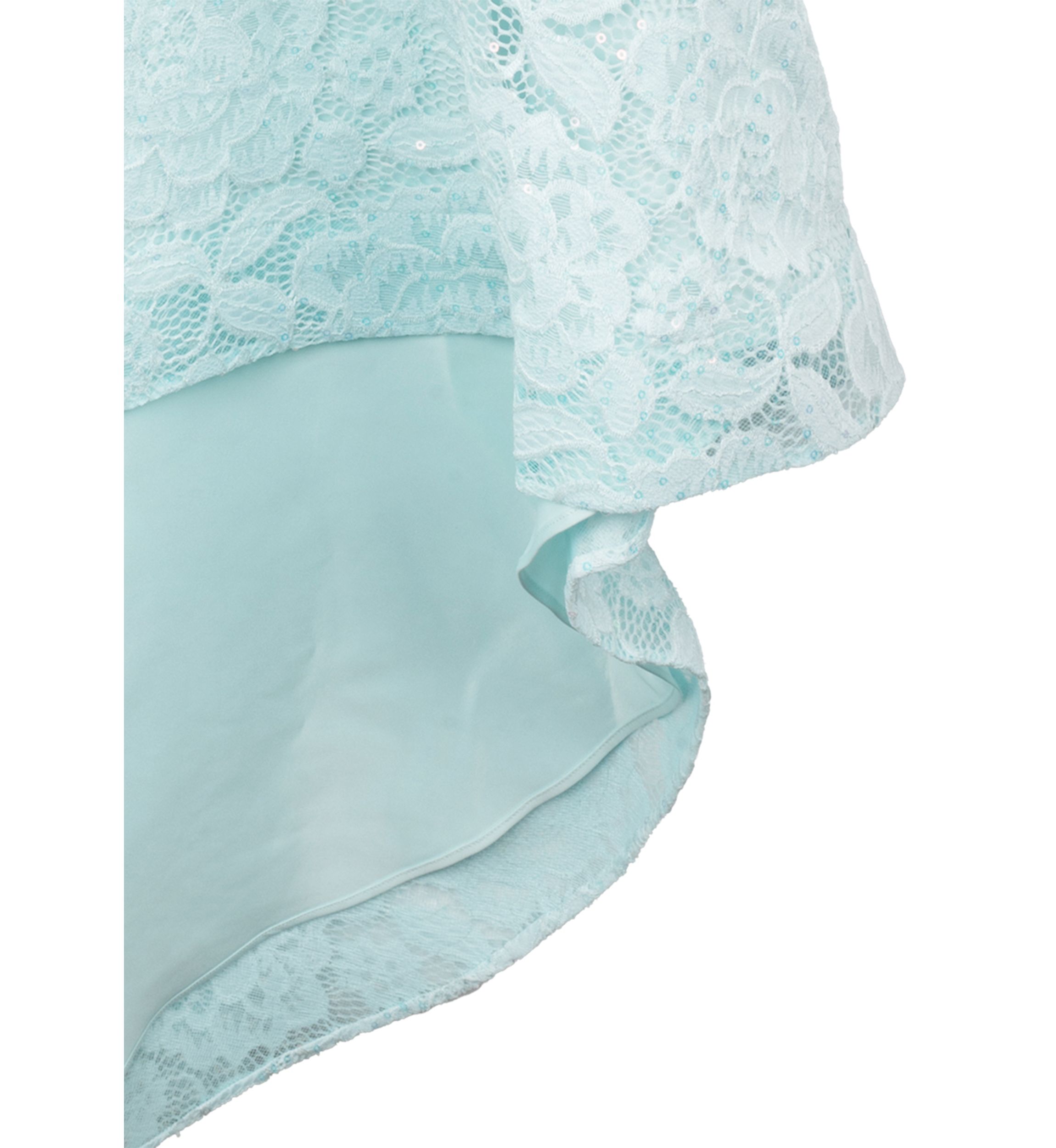Girls 7-16 Lace High Low Dress