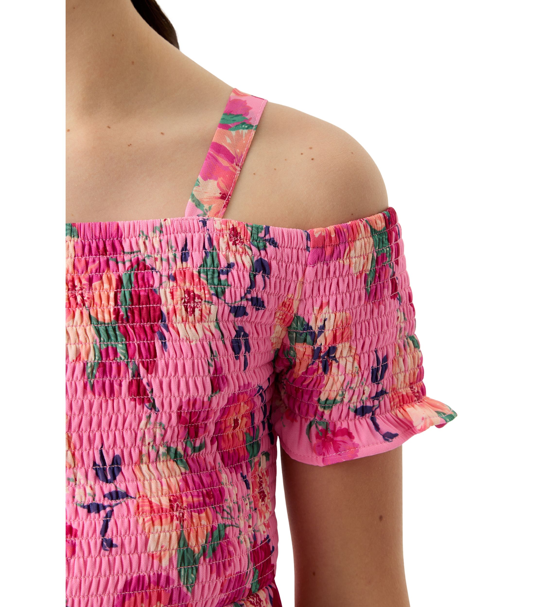 Girls 7-16 Off the Shoulder Floral Dress