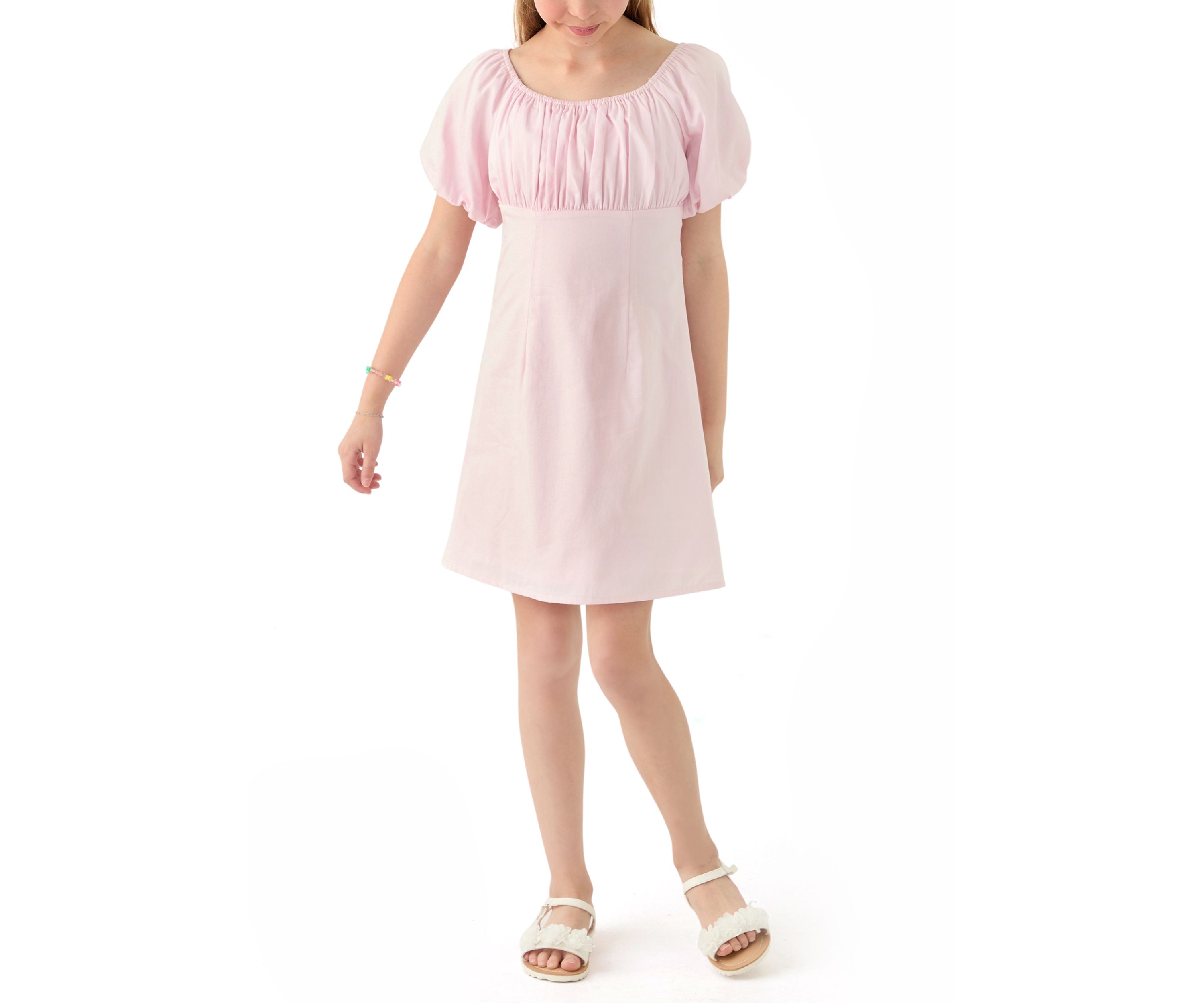 Girls 7-16 Bow Back Dress