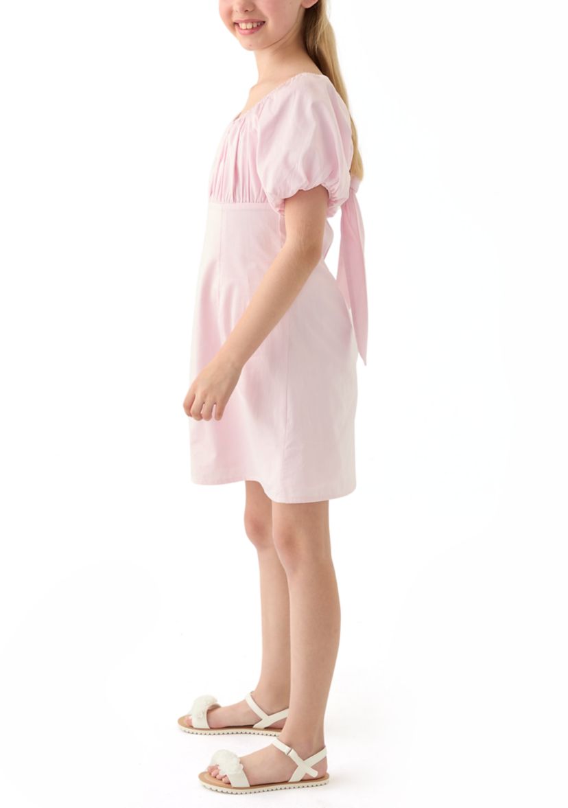 Girls 7-16 Bow Back Dress