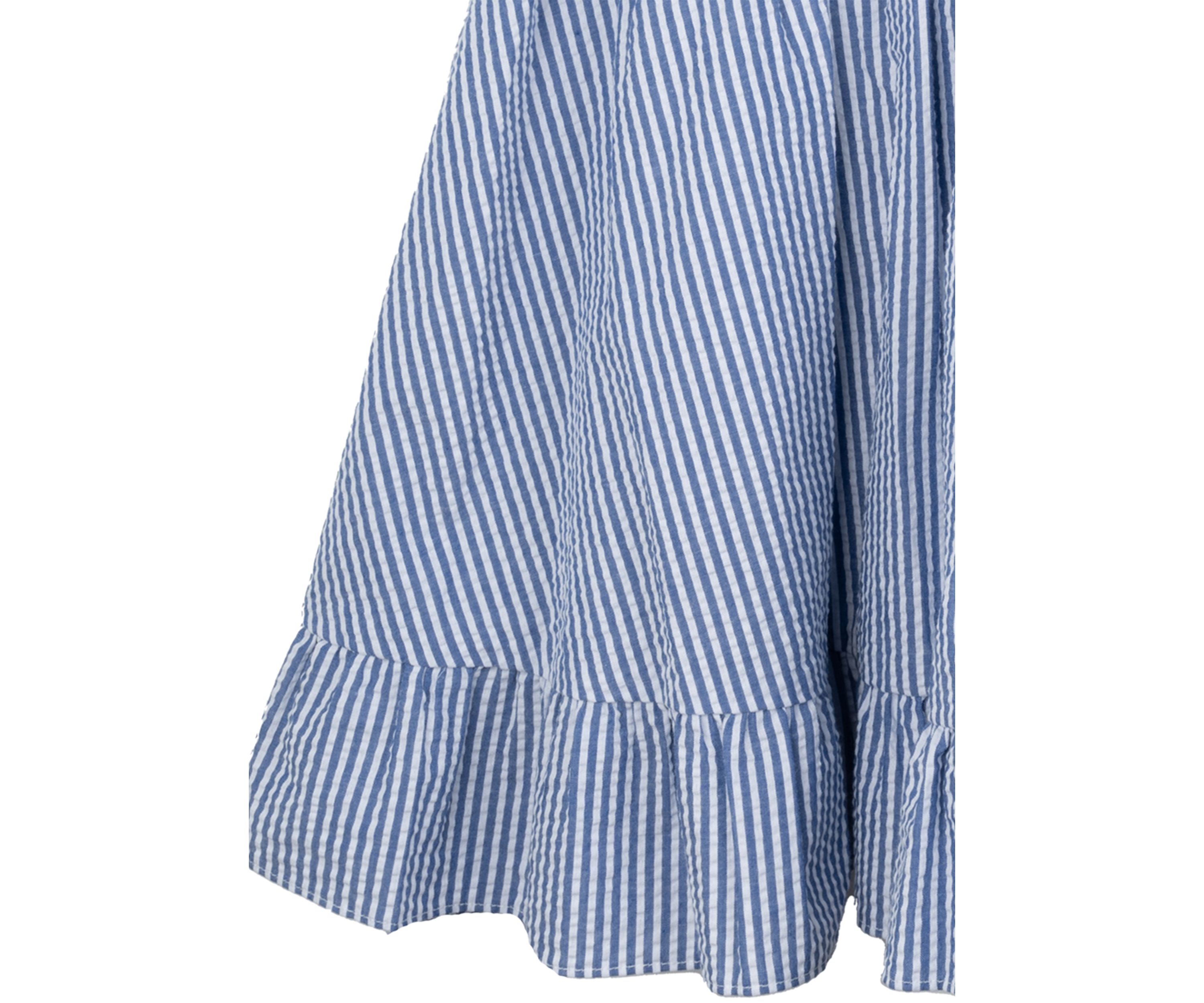 Girls 7-16 Bow Back Seersucker Dress