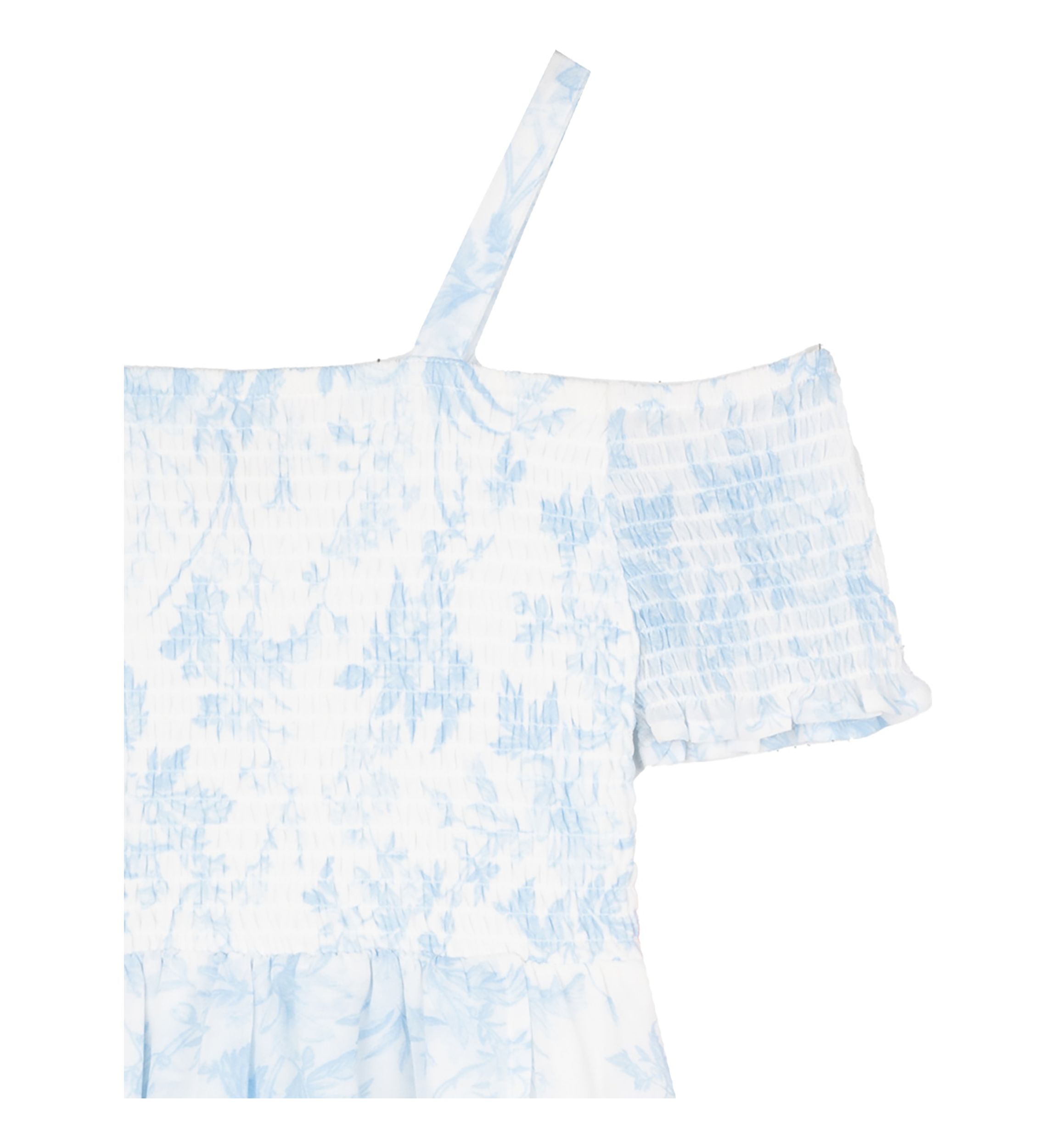 Girls 7-16 Toile Printed High Low Chiffon Maxi Dress
