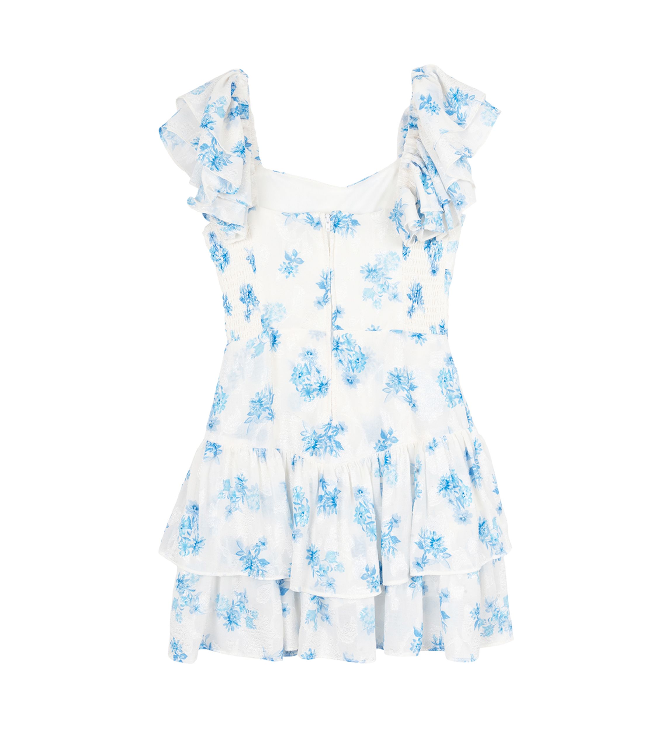 light blue tank dress Girls Teen & Pre Teen Love Shack Fancy Decker Dress Coastline Blue