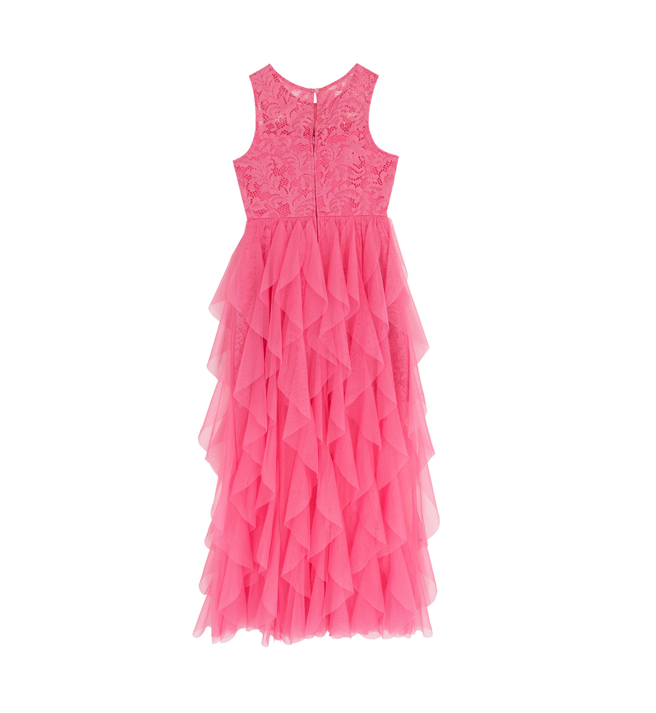 open lace back dress American Girl Toys | Princess Ariel Ball Gown Set | Color: Pink/White | Size: 18 inch Doll main image 0