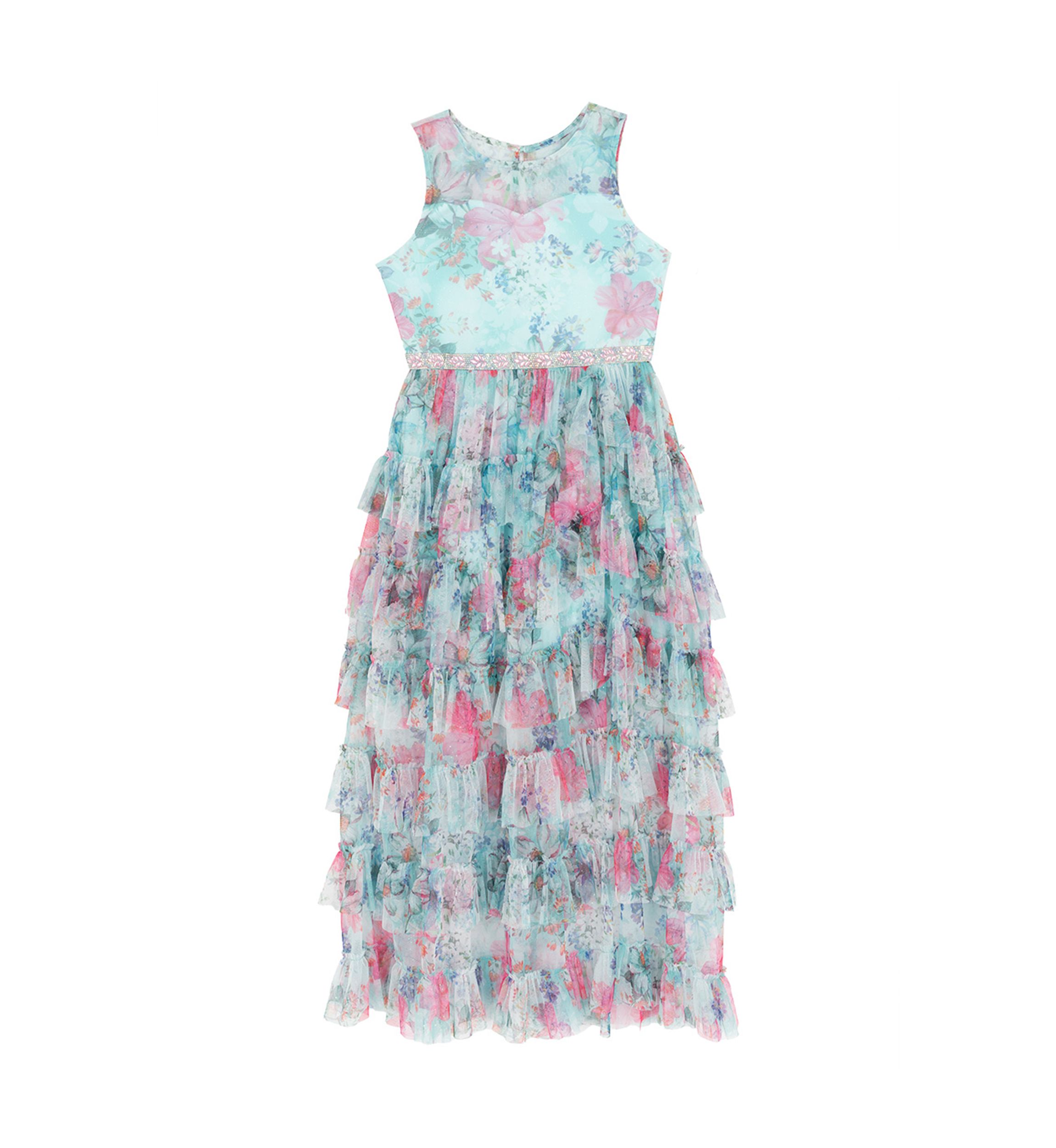 chinese dress ladies Tillie Glitter Mesh Maxi Dress  Peri Addict