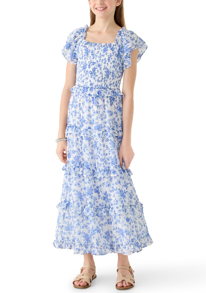 Rare Editions Girls 7-16 Floral Maxi Dress | Belk