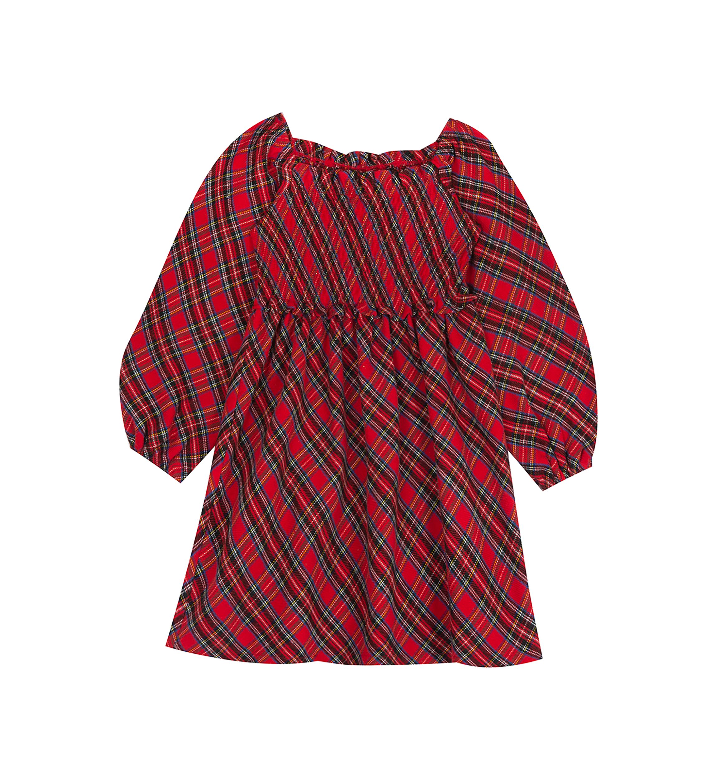Girls 4-6x Twill Yarn Dyed Plaid Dress