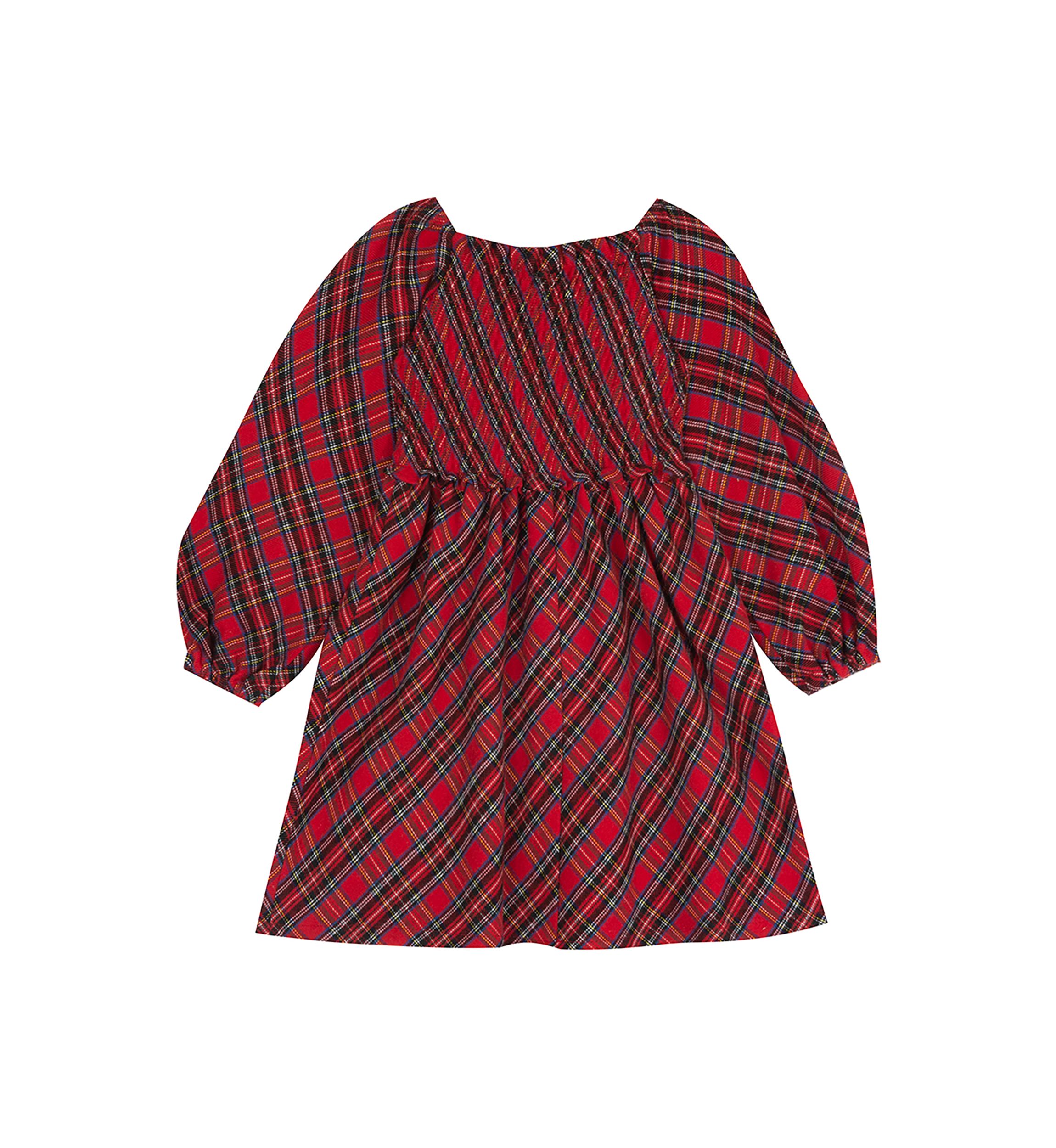Girls 4-6x Twill Yarn Dyed Plaid Dress