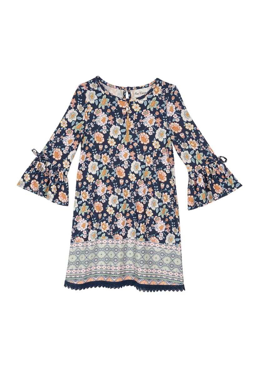 Girls 4-6x Floral Printed Dress