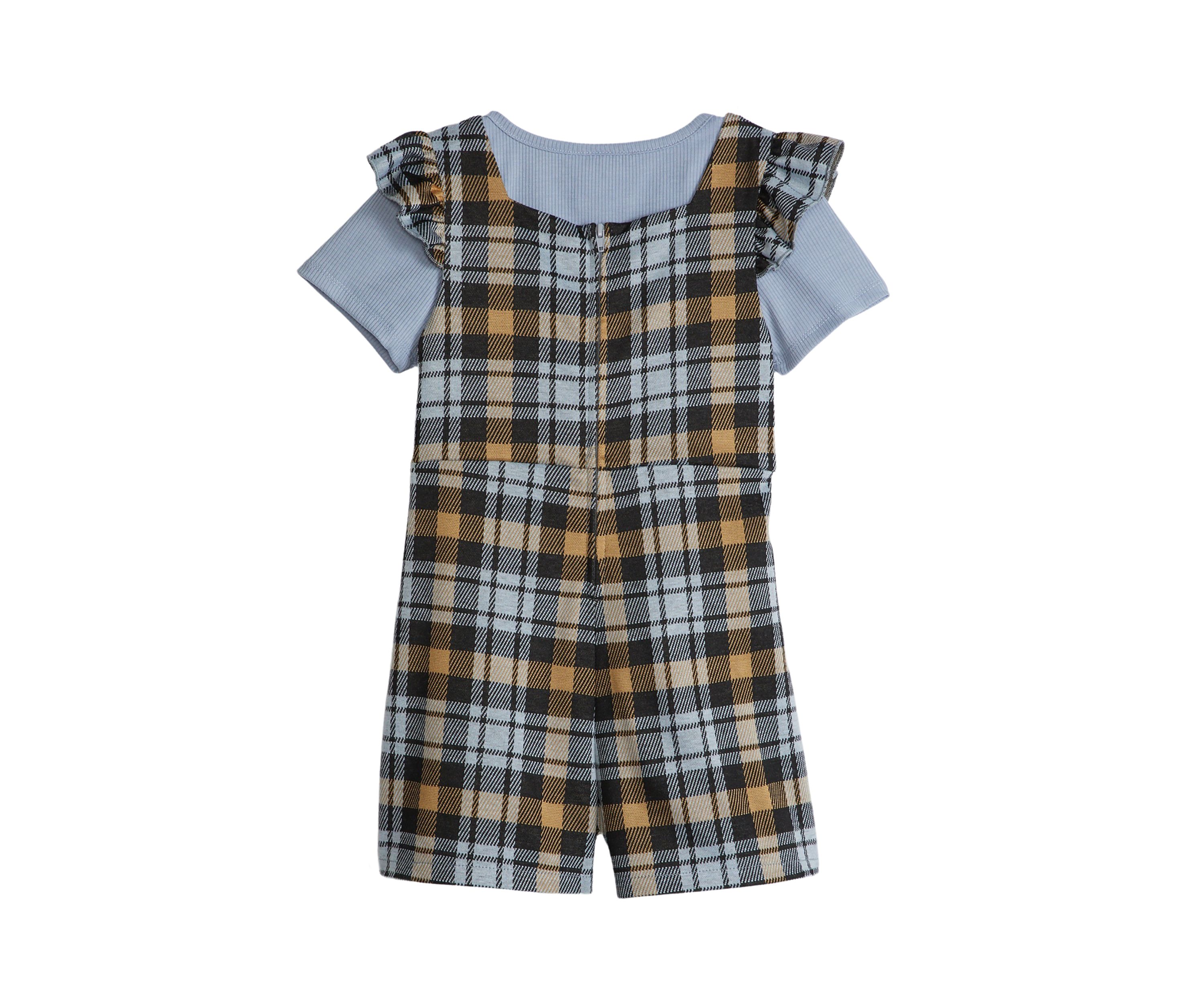 Girls 4-6x Plaid Jumper Set