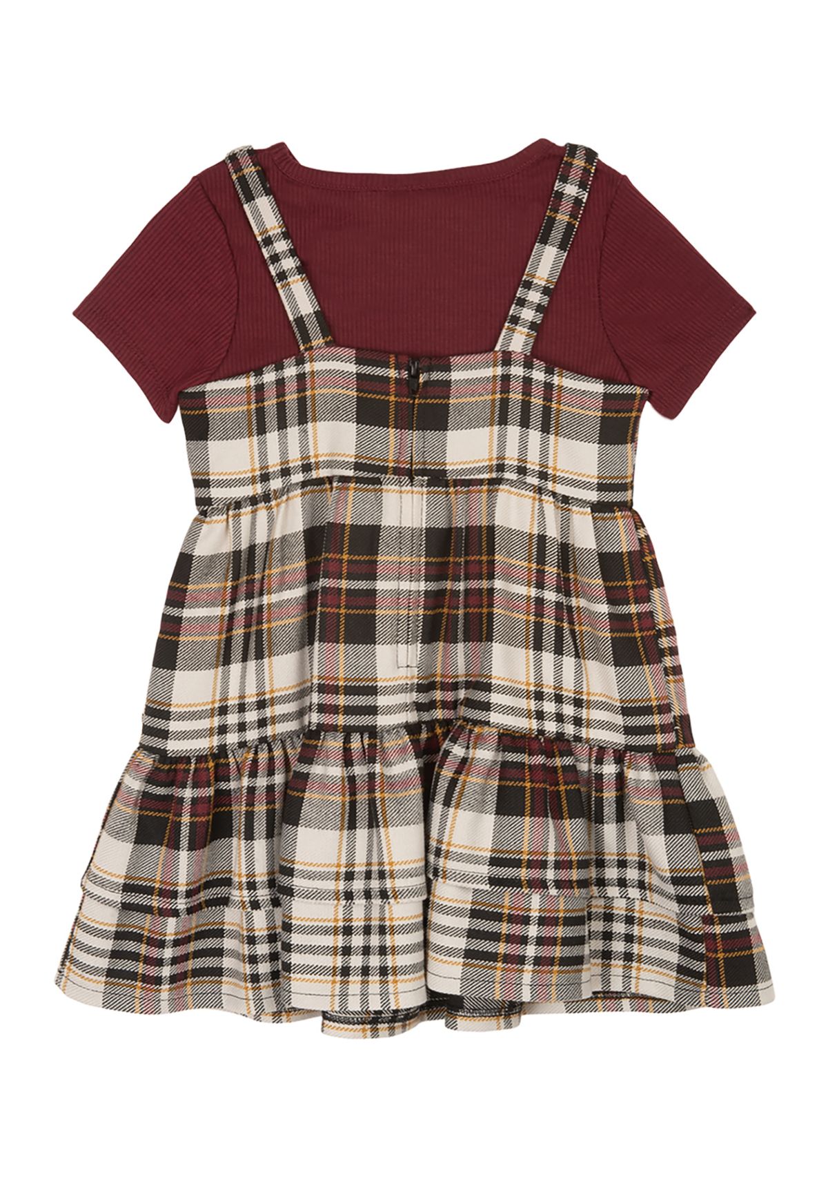Girls 4-6x Plaid Jumper Dress